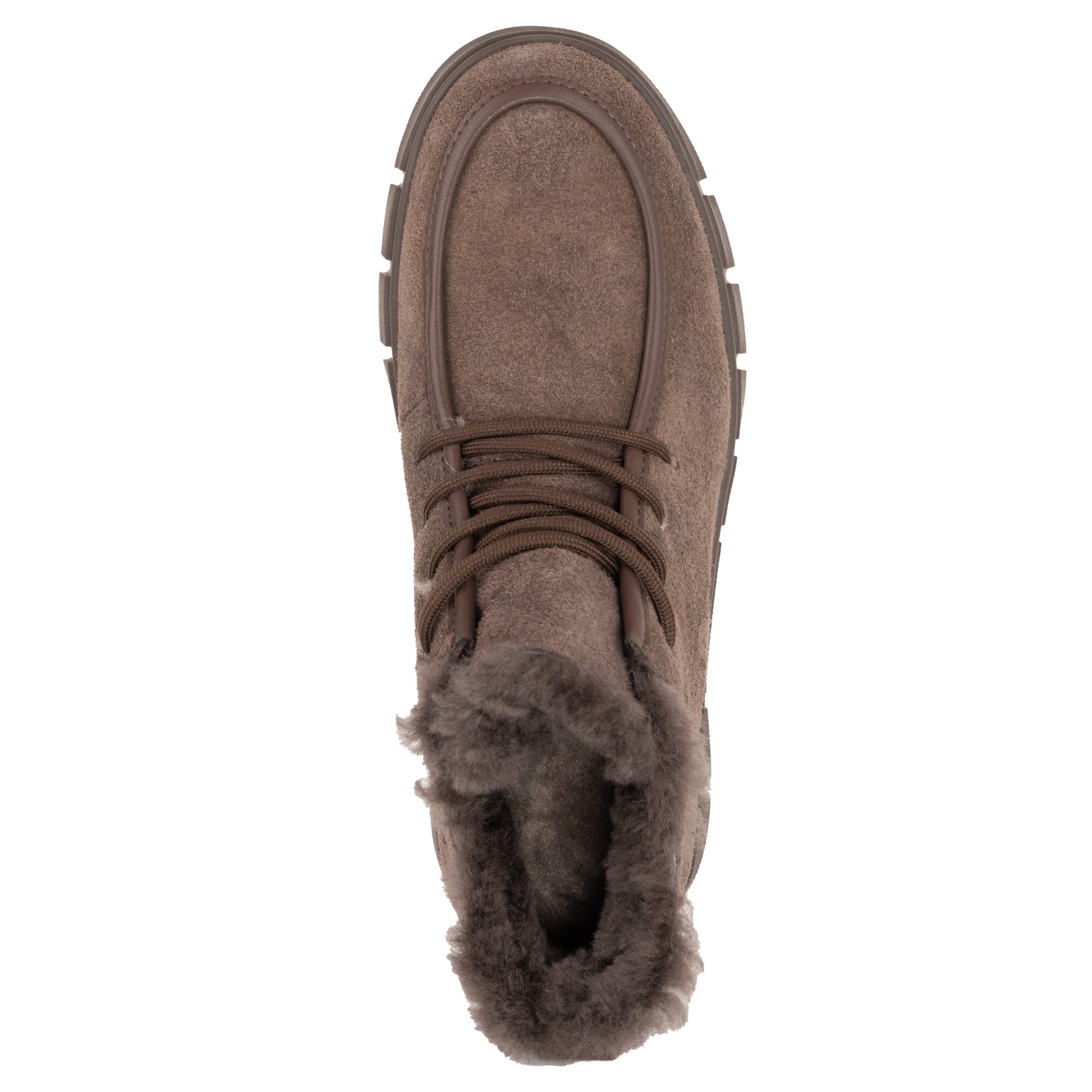 LA CONTE Pašiltinti aulinukai moterims, Ruda, Wm booties, LAC6582-25258BRW 4