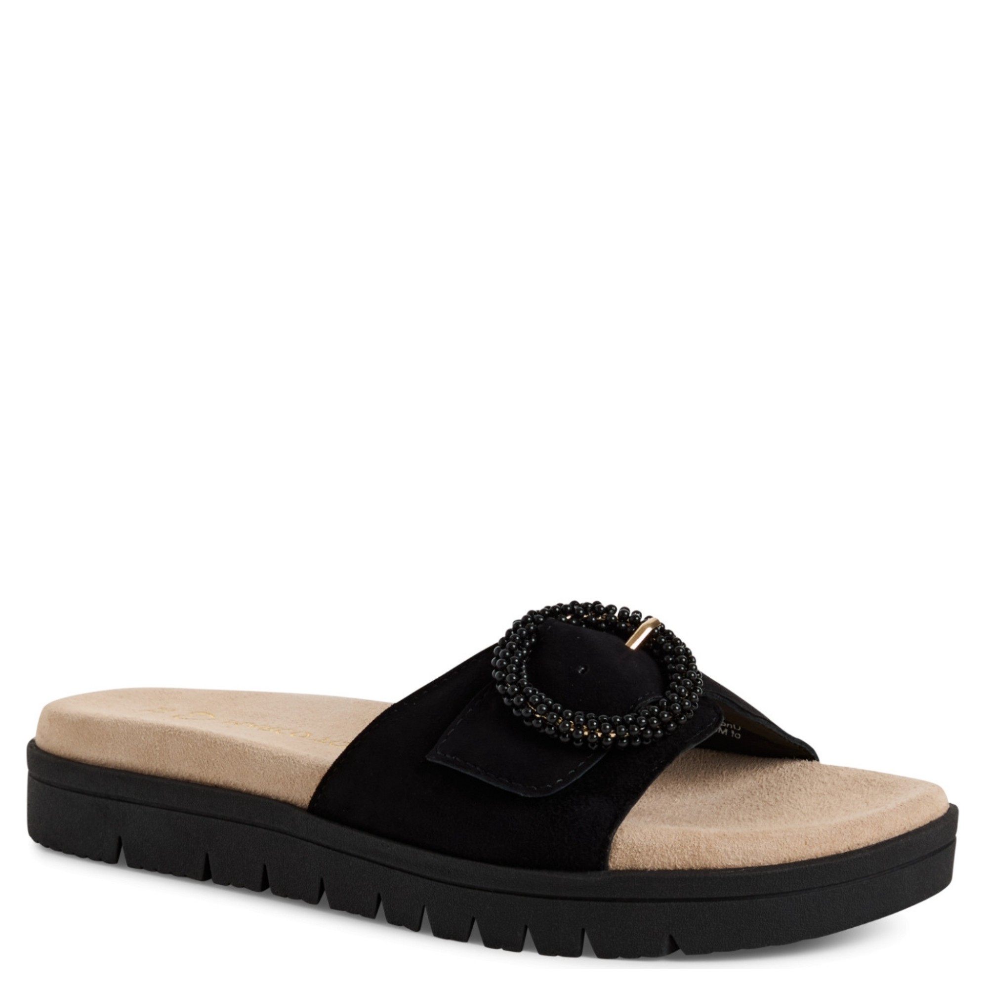 MARCO TOZZI Klumpės moterims, Juoda, Mules 1