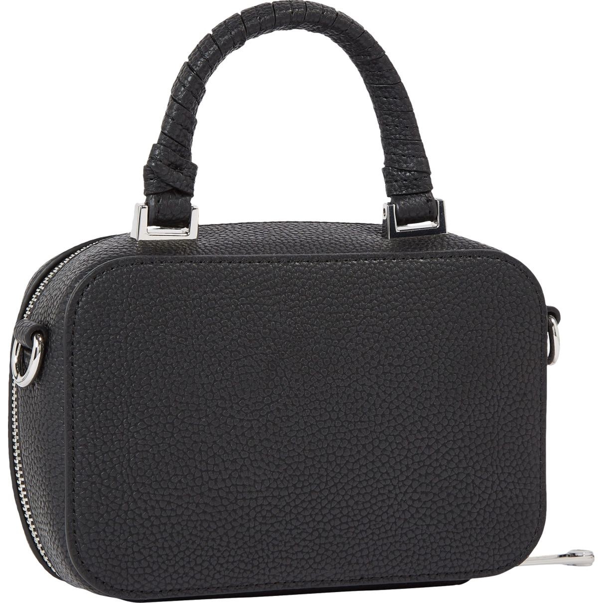 TOMMY HILFIGER Rankinė per petį moterims, Juoda, Emblem trunk crossbody 2