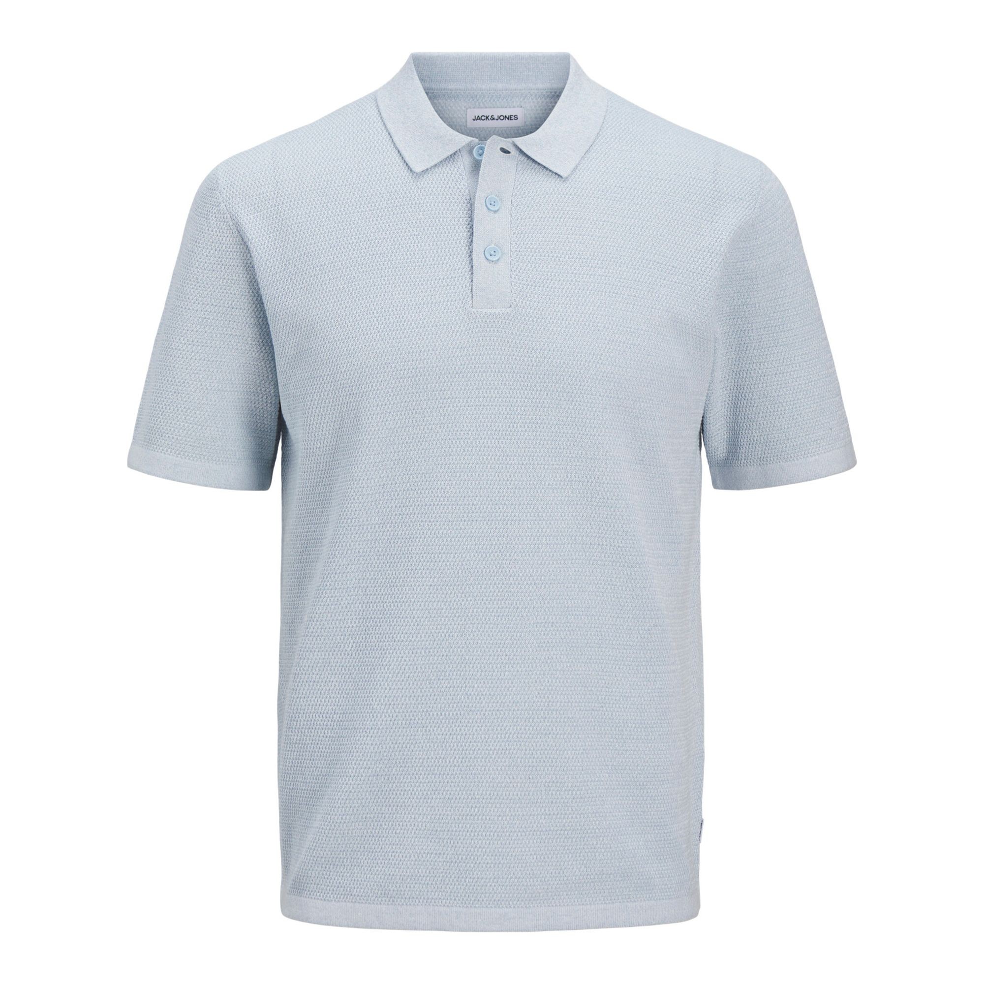 JACK & JONES Megzta palaidinė vyrams, Mėlyna, George knit polo 1