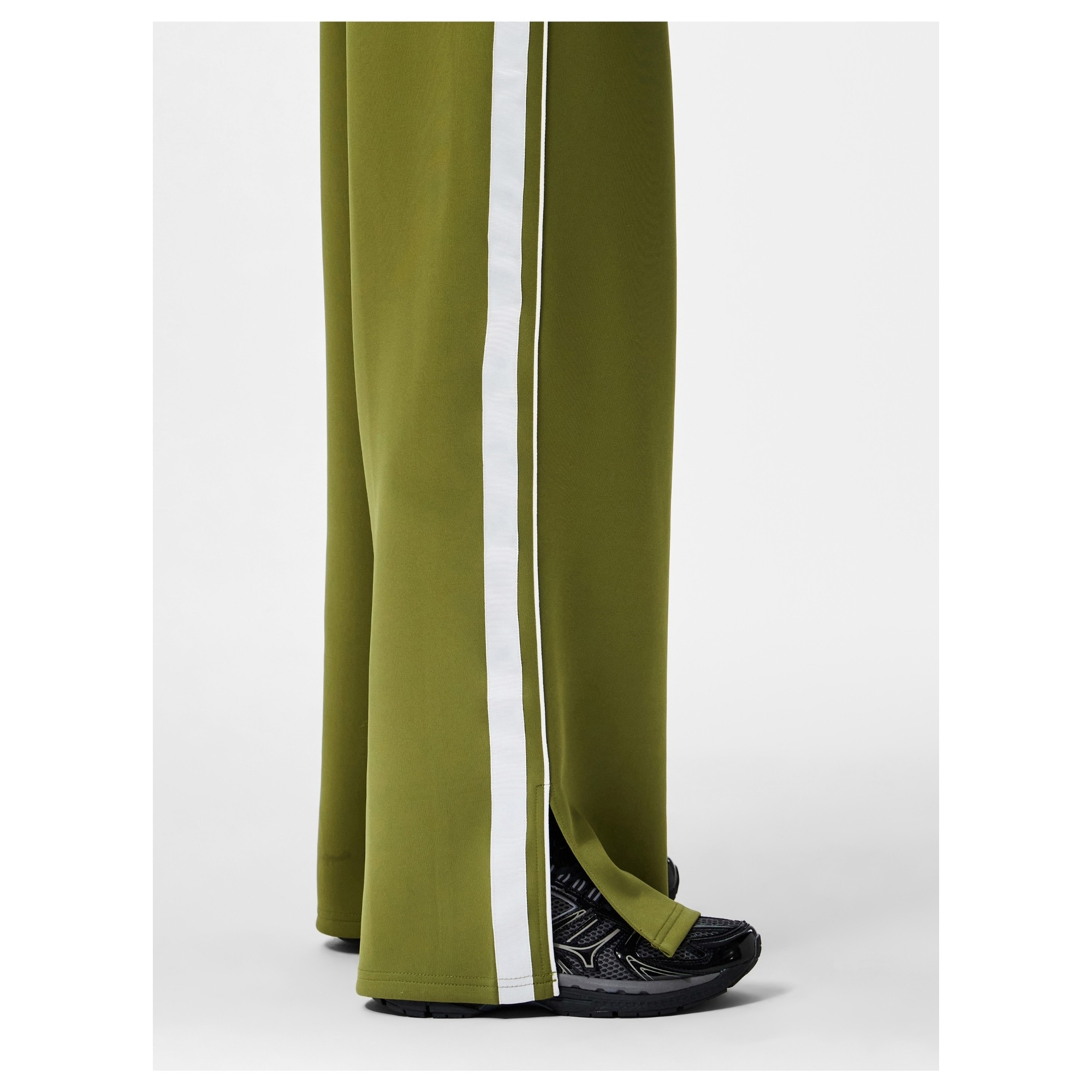 PIECES Laisvalaikio kelnės moterims, Žalia, Track 4