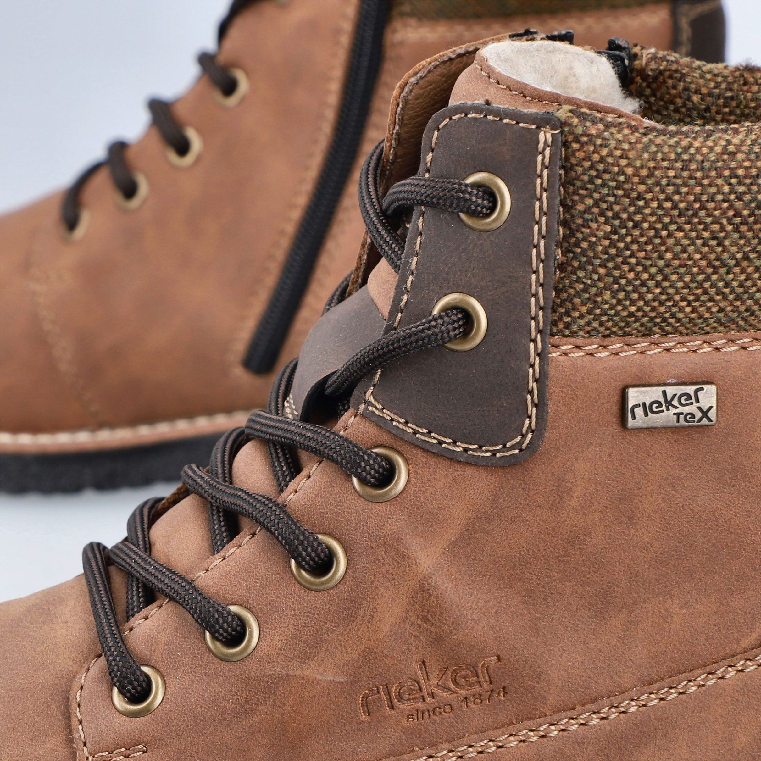 RIEKER Aulinukai vyrams, Ruda, Men's boots 4