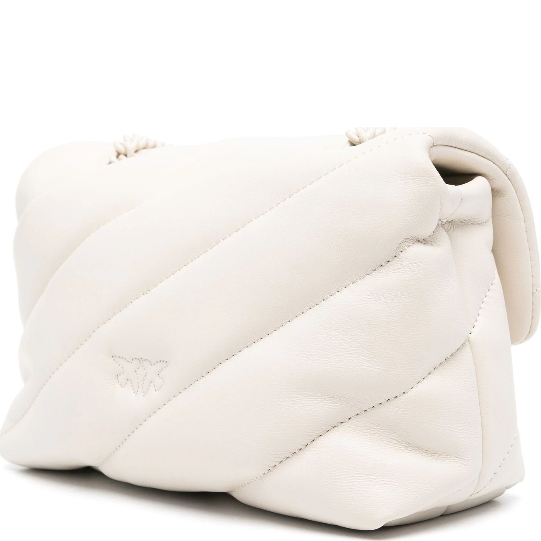 PINKO Rankinė per petį moterims, Balta, Love mini shoulder bag 2