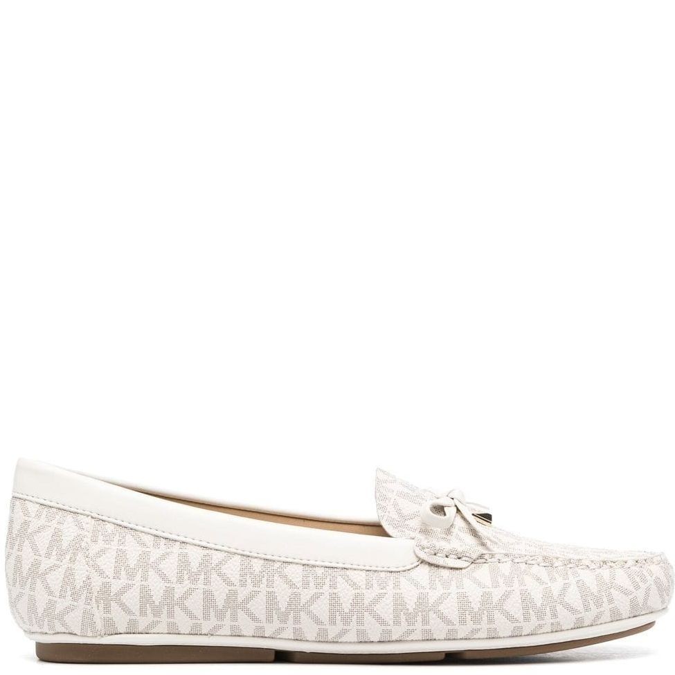 MICHAEL KORS Mokasinai moterims, Balta, Juliette moccasins 2