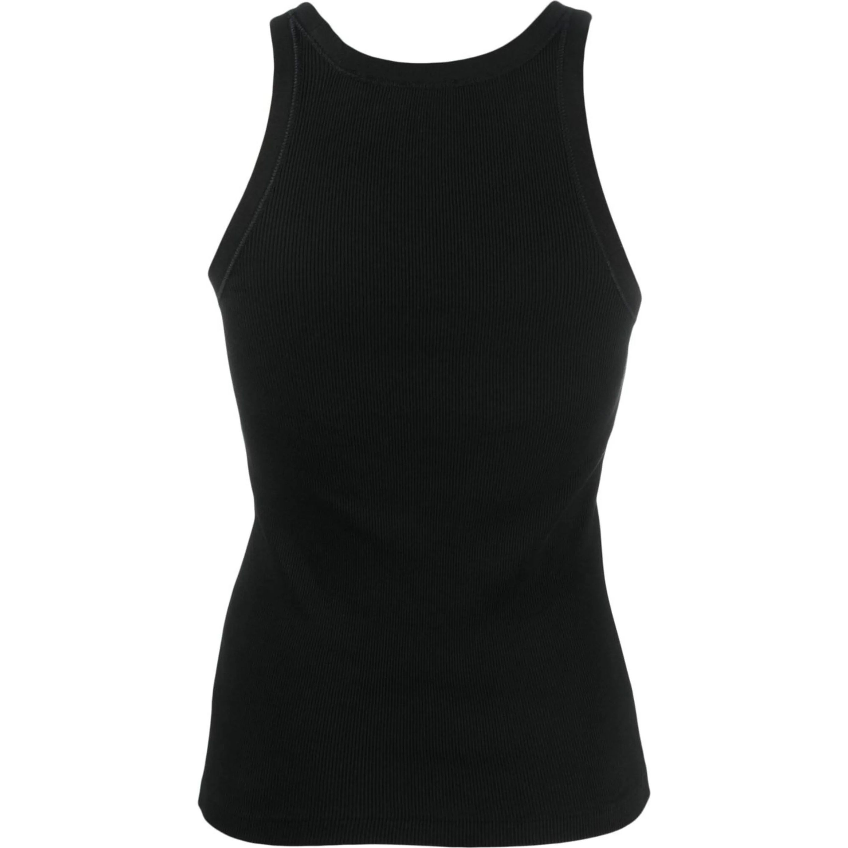 POLO RALPH LAUREN Marškiniai be rankovių moterims, Juoda, Rib tank top 2