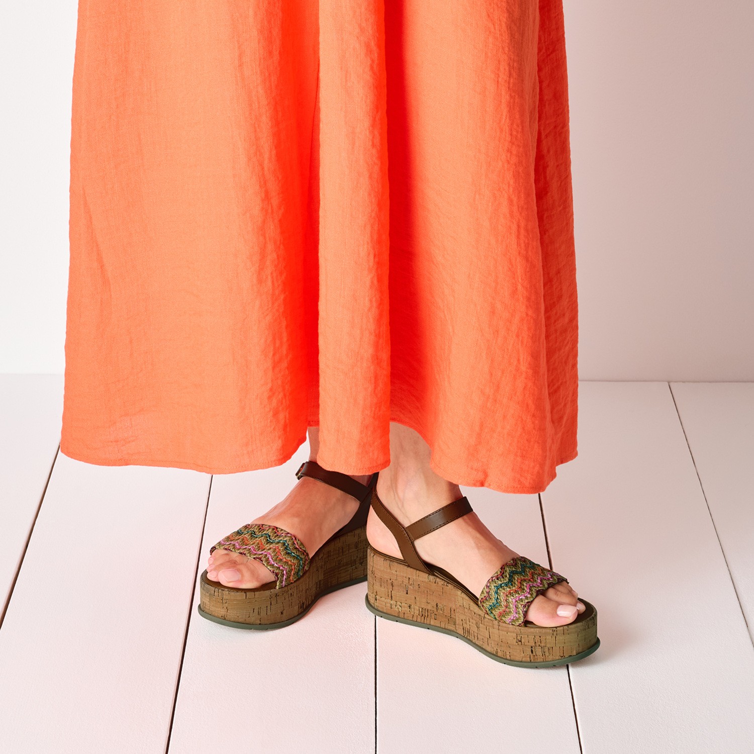 TAMARIS Basutės moterims, Oranžinė, Sandals 6