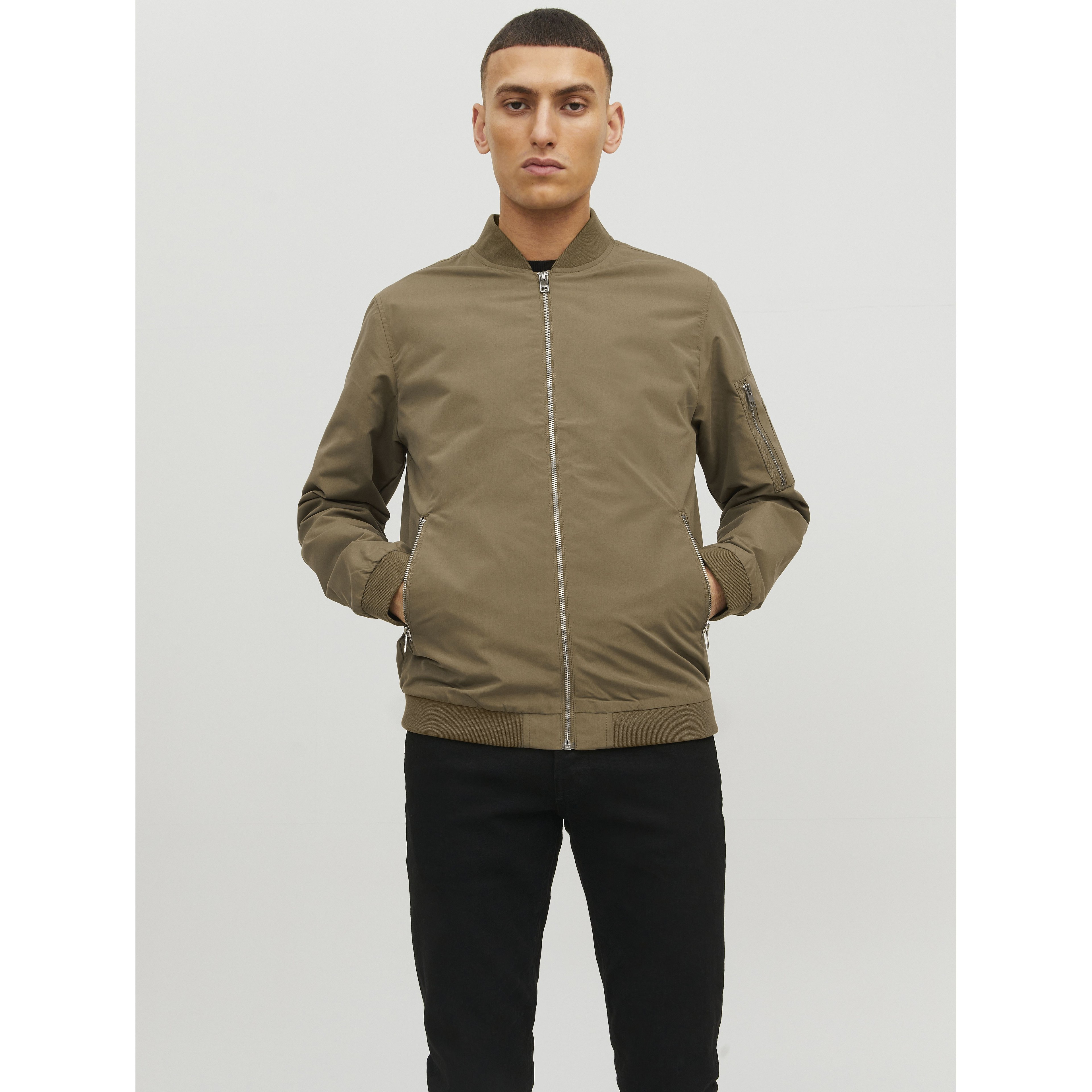 JACK & JONES Striukė vyrams, Žalia, Jjerush jackets 5
