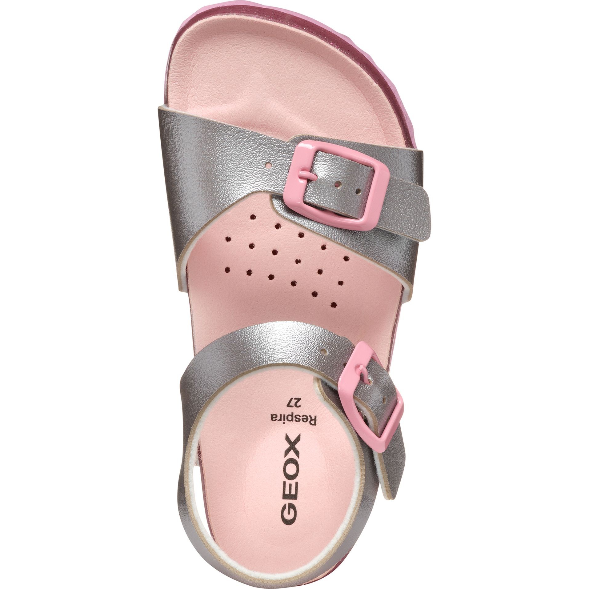 GEOX Basutės mergaitėms, Sidabrinė, Adriel sandals 3