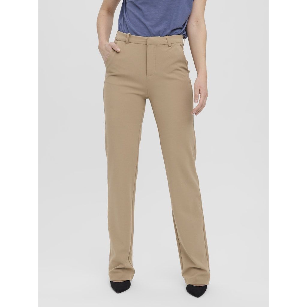 VERO MODA Kelnės moterims, Sidabrinė, VMZAMIRA MW STRAIGHT 3