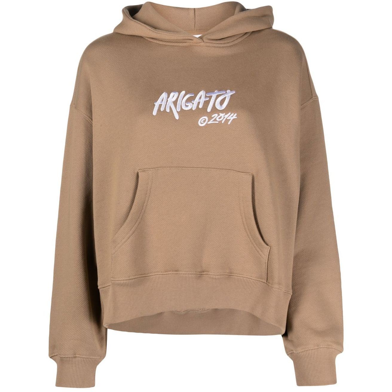 AXEL ARIGATO Džemperis moterims, Ruda, Arigato Tag Hoodie 1