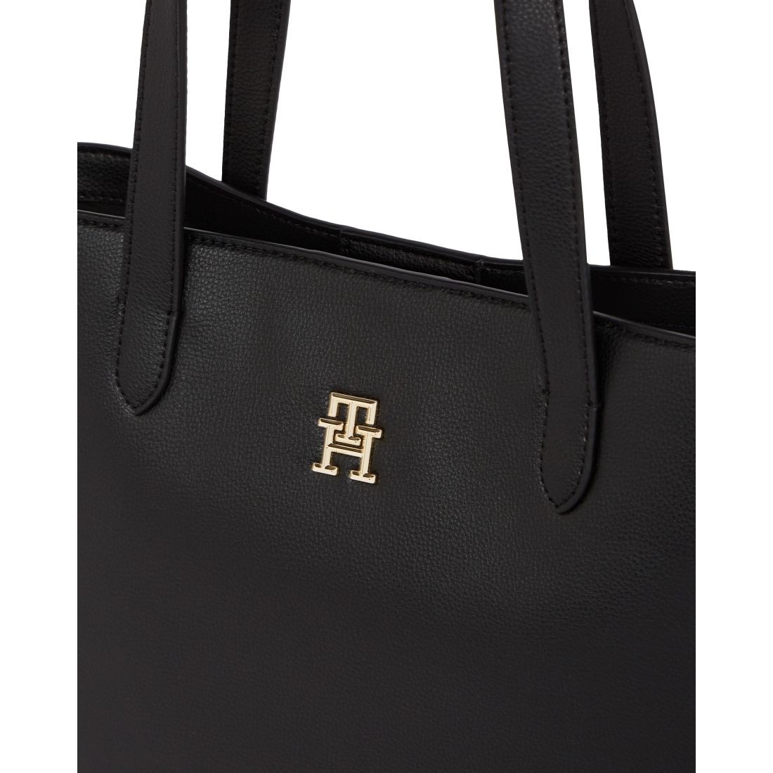 TOMMY HILFIGER Pirkinių krepšys moterims, Juoda, Casual slim tote 4