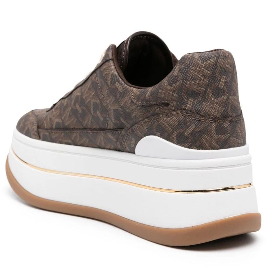 MICHAEL KORS Laisvalaikio bateliai moterims, Ruda, Hayes lace up 3