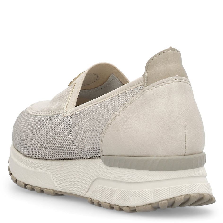 RIEKER Laisvalaikio bateliai moterims, Smėlio, LEISURE 5