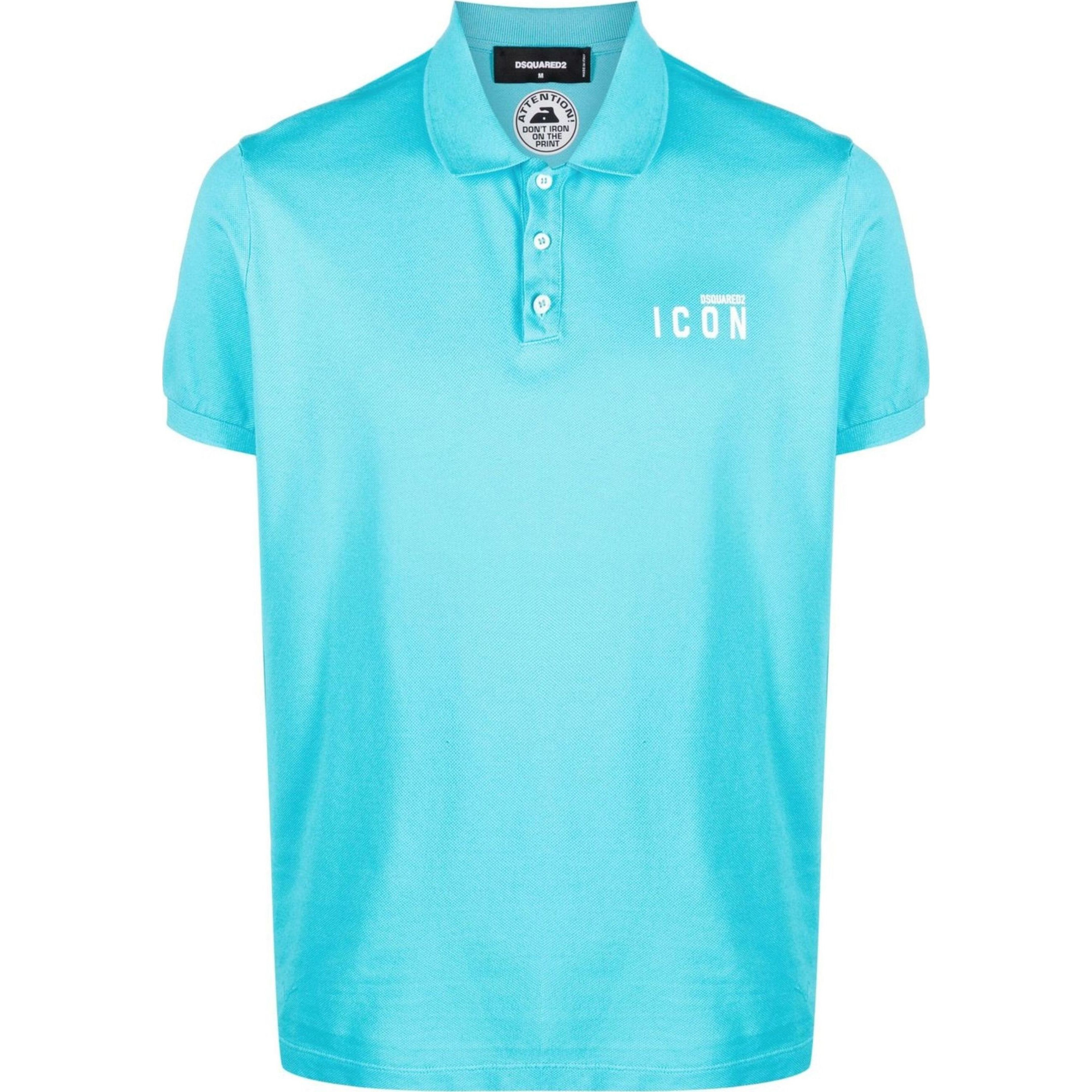 DSQUARED2 Polo marškiniai trumpos rank. vyrams, Mėlyna, Polo shirt