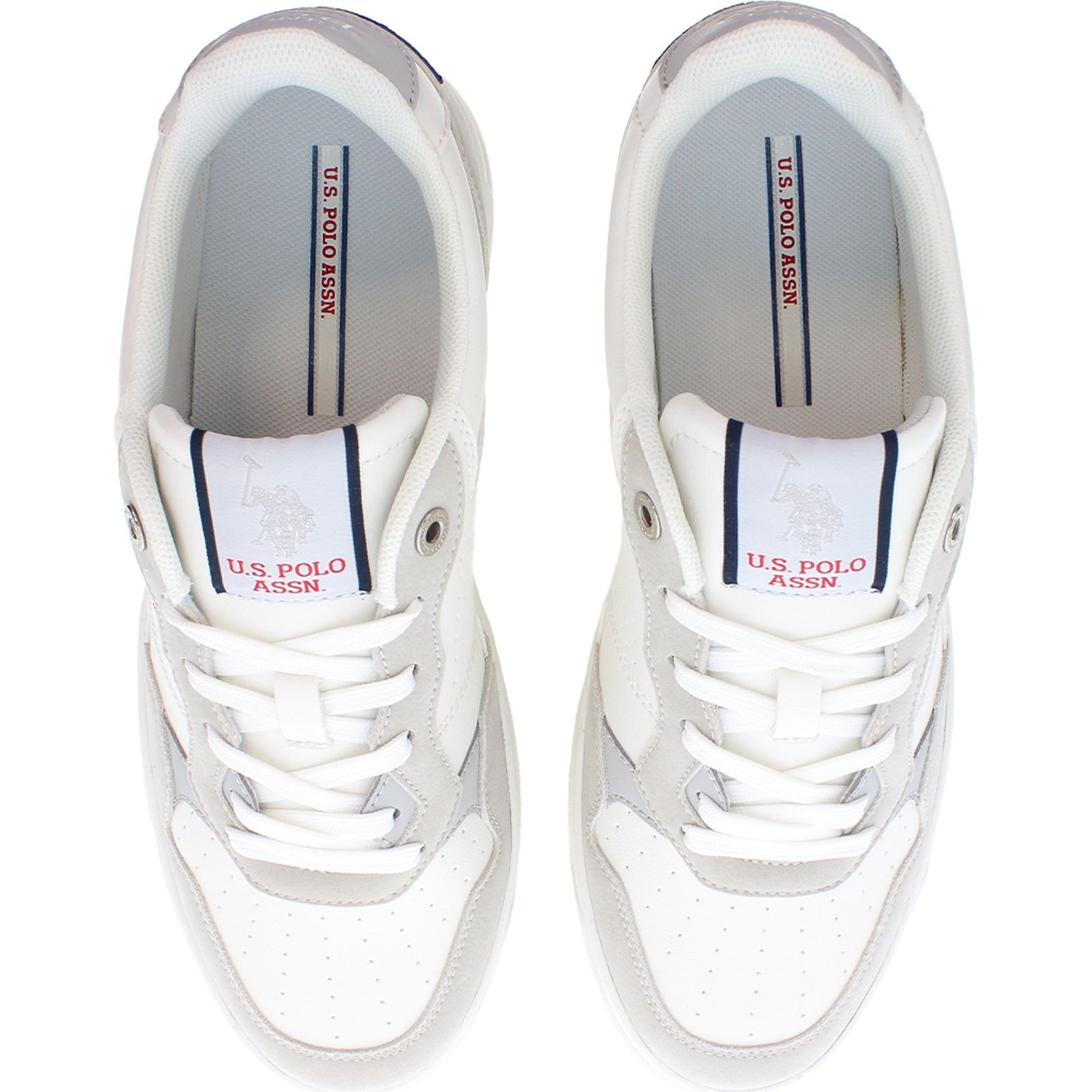 U.S.POLO Laisvalaikio bateliai vyrams, Balta, KOSMO 4