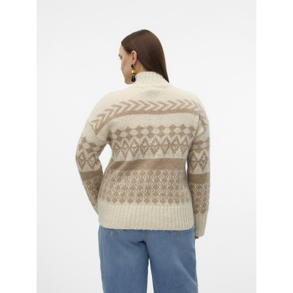 VERO MODA Megztinis su kaklu moterims, Marga, Ample highneck pullover boo 4