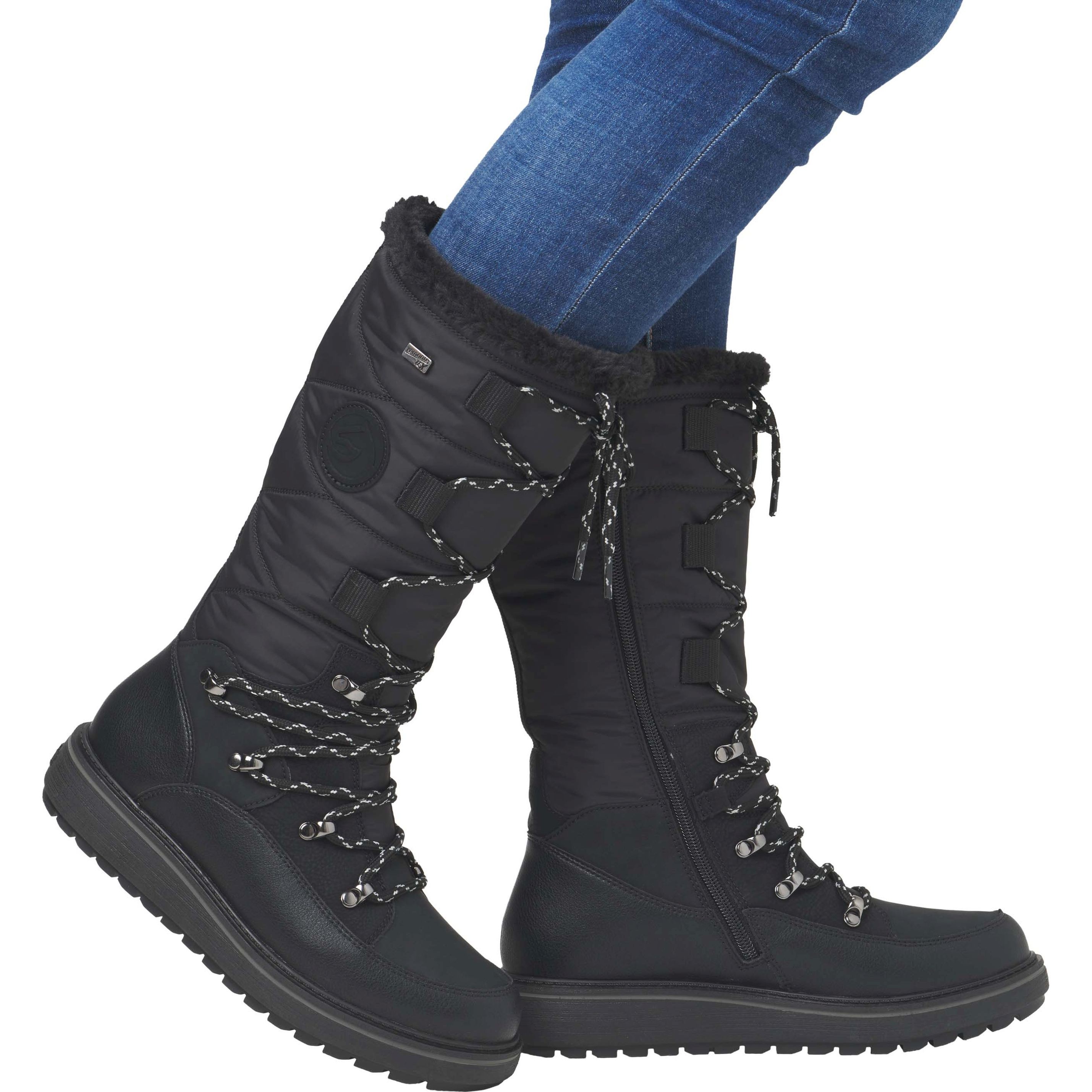 REMONTE Auliniai moterims, Juoda, Ladies' boots 2