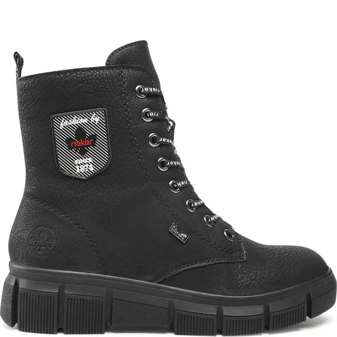 RIEKER Aulinukai moterims, Juoda, BOOTIES