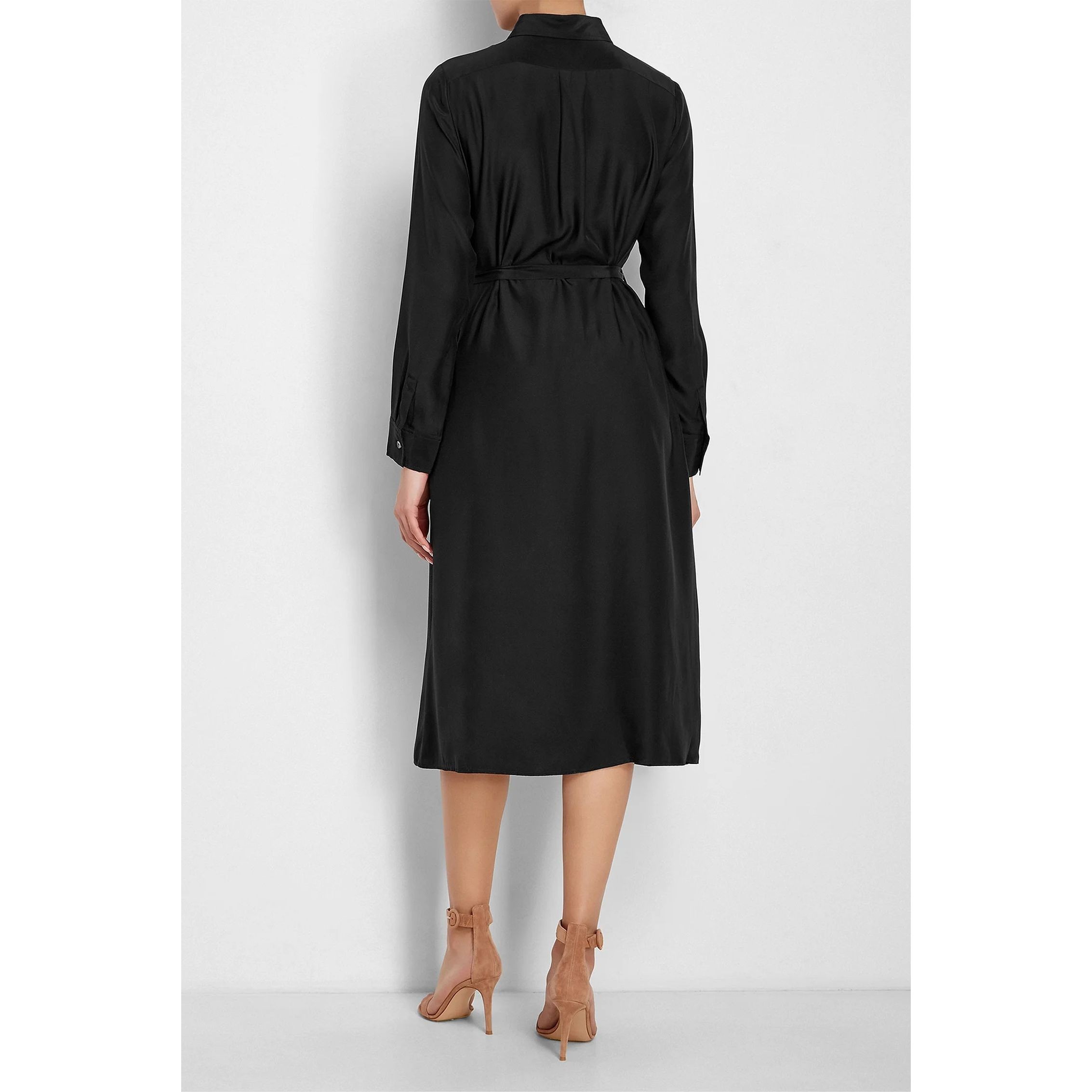 PAROSH Midi suknelė moterims, Juoda, Stella midi dress 3