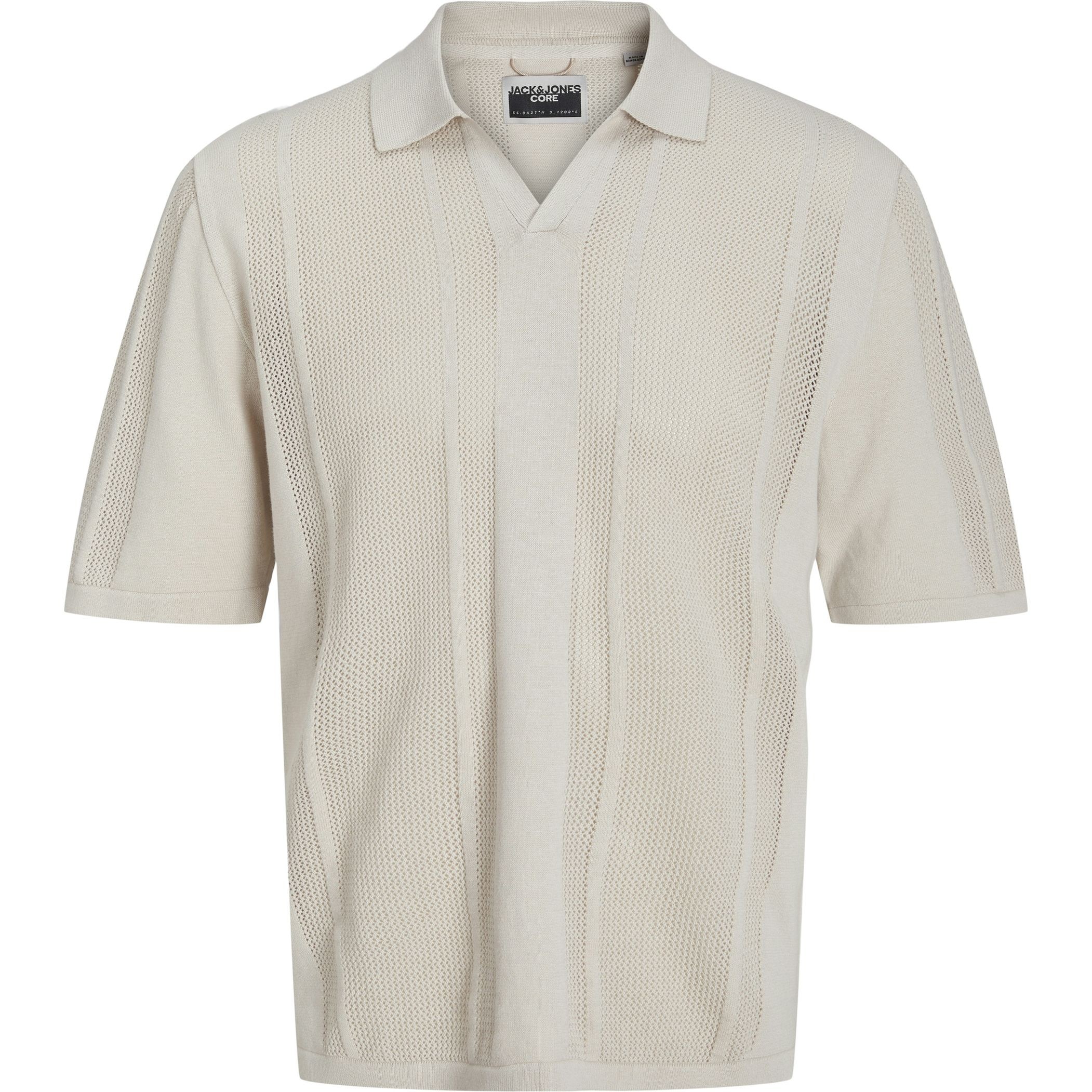 JACK & JONES Megztinis vyrams, Pilka, JCOAIRY KNIT SPLIT