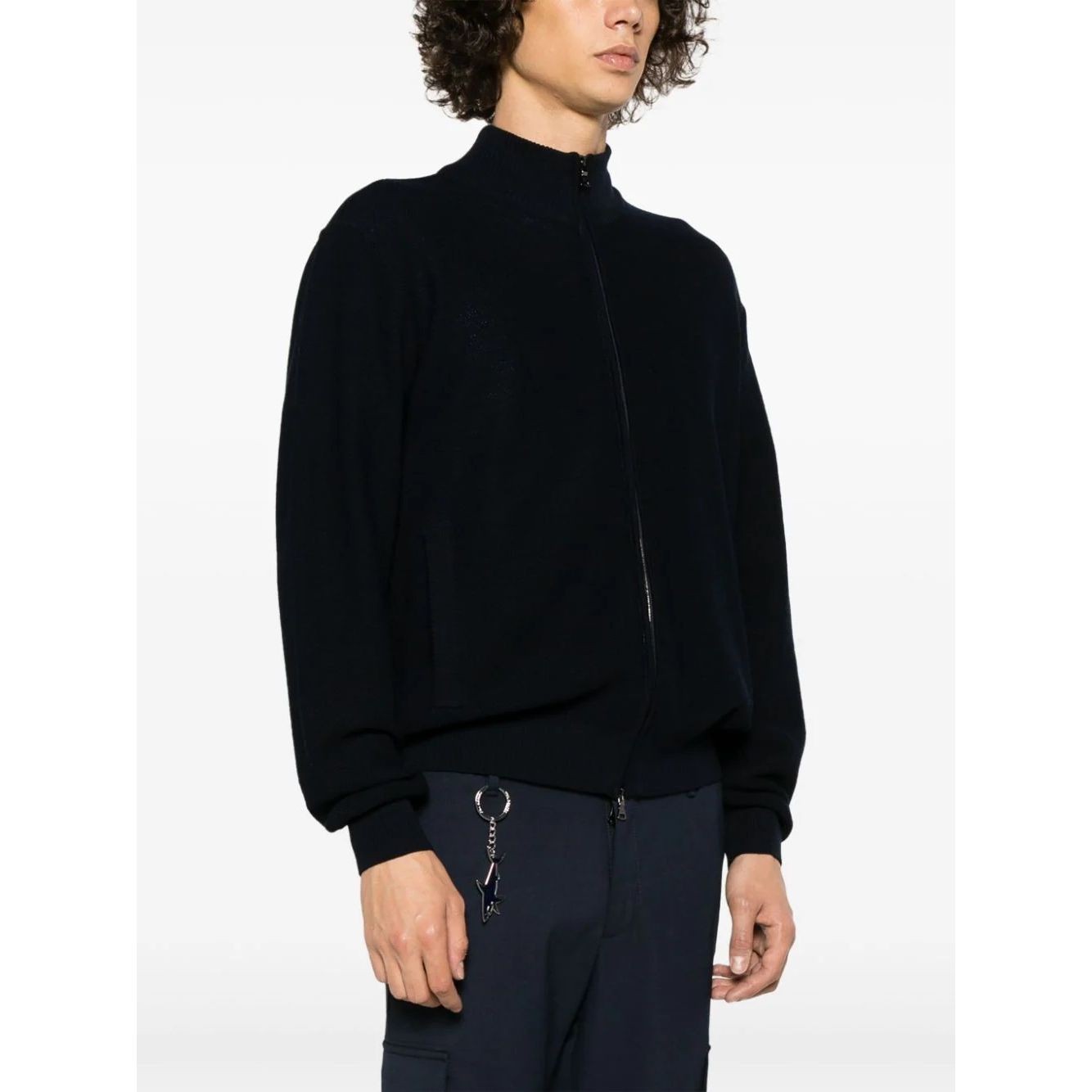 PAULNSHARK Kardiganas vyrams, Mėlyna, Cardigan with zip 2