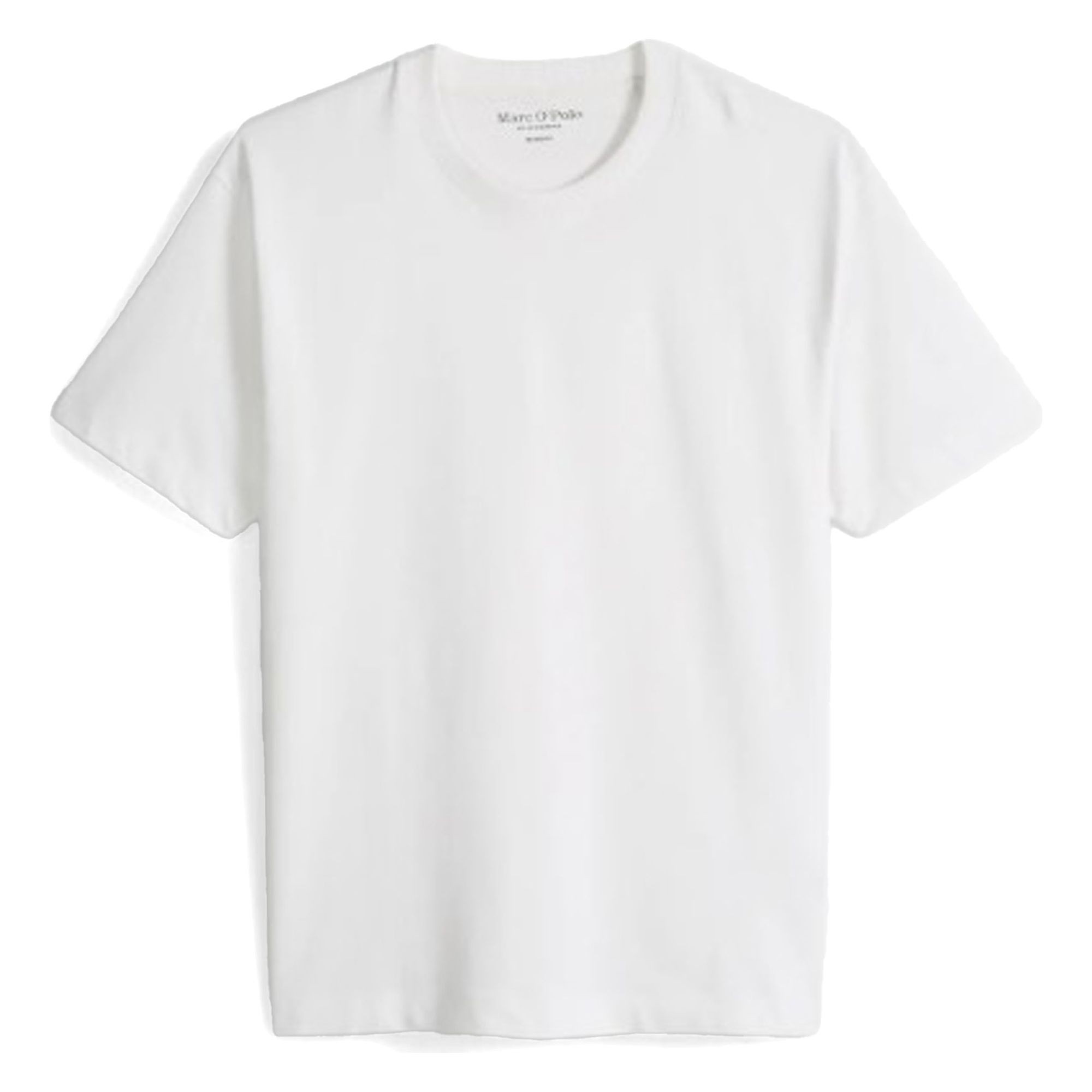 MARC O'POLO Marškinėliai trump. rankovėmis vyrams, Balta, B21206451156 Tshirts sh