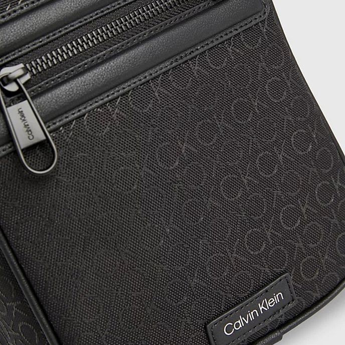 CALVIN KLEIN Rankinė per petį vyrams, Juoda, Elevaed reporter 3