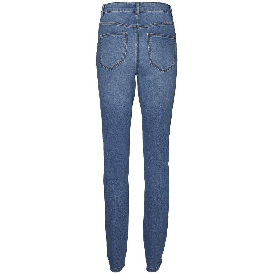 NOISY MAY Tiesūs džinsai moterims, Mėlyna, NMGAGA MID-HIGH SKINN 2