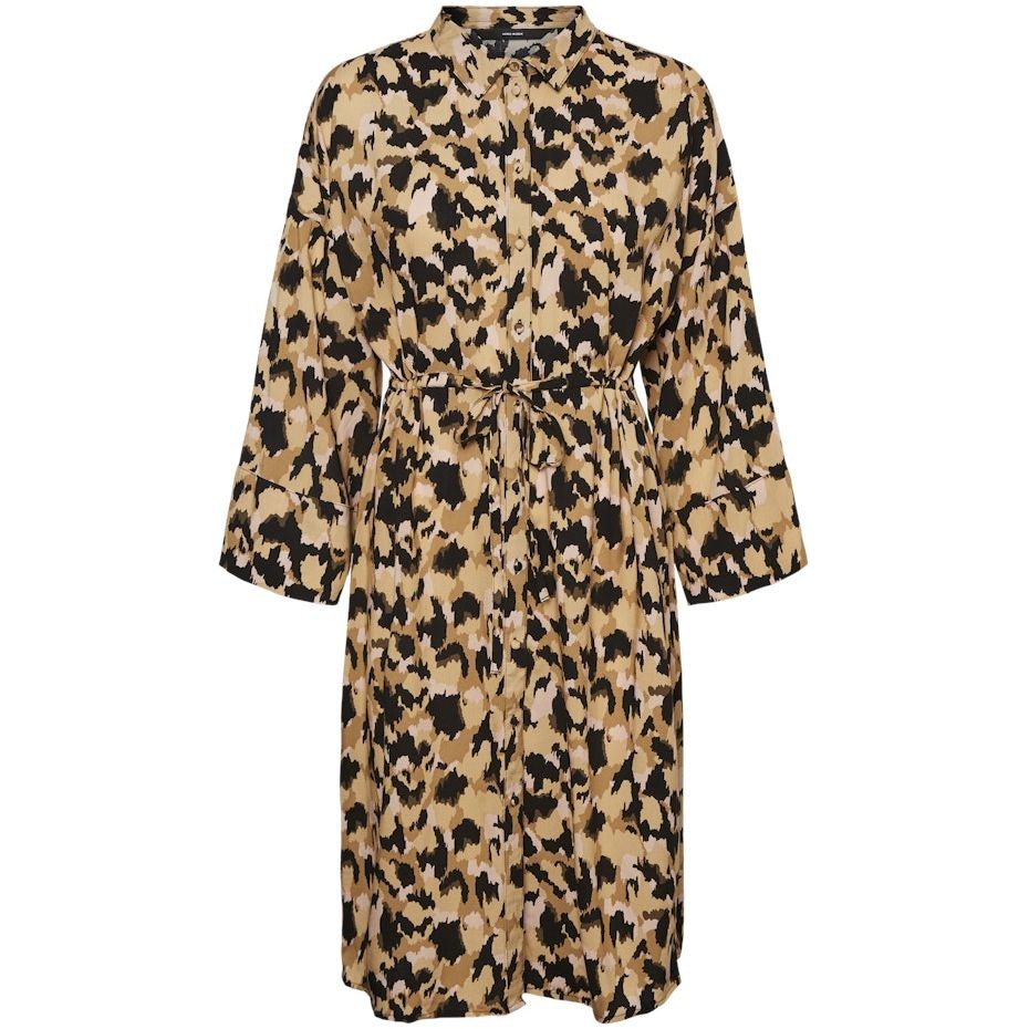 VERO MODA Mini suknelė moterims, Kūno, VMRIE LS BLK SHIRT D 1