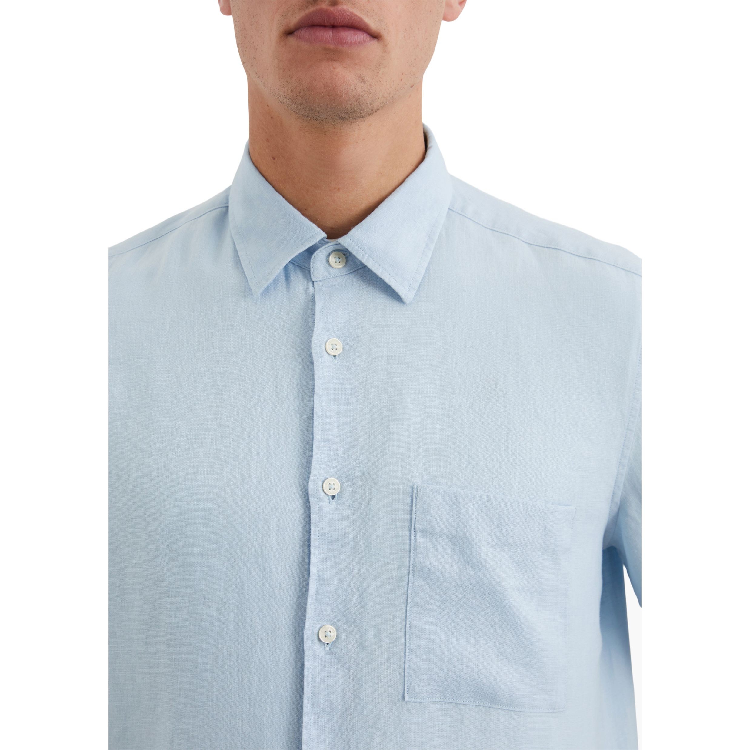 MARC O'POLO Marškiniai trump. rankovėmis vyrams, Mėlyna 4