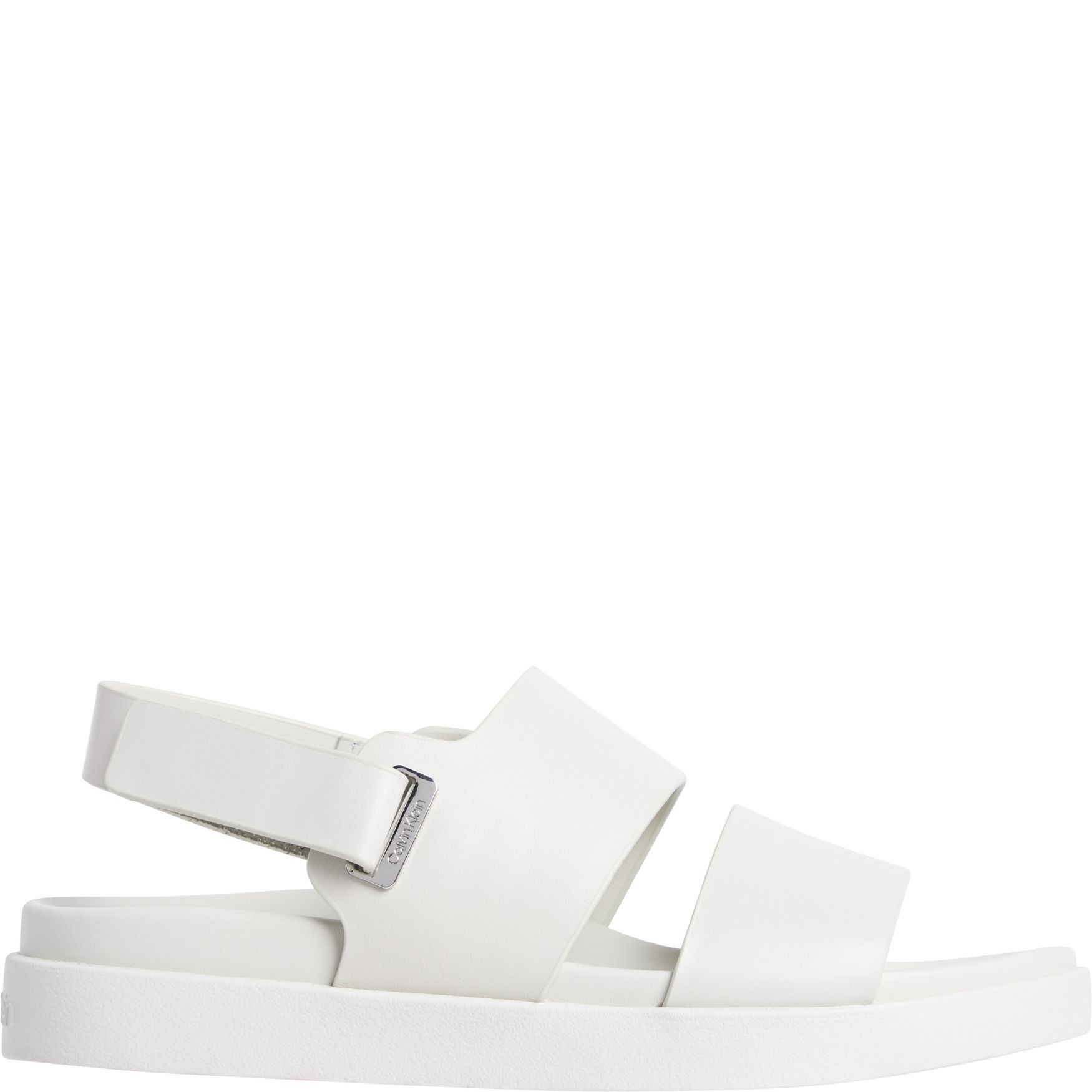 CALVIN KLEIN Basutės moterims, Smėlio, Flat sandal eyel 2