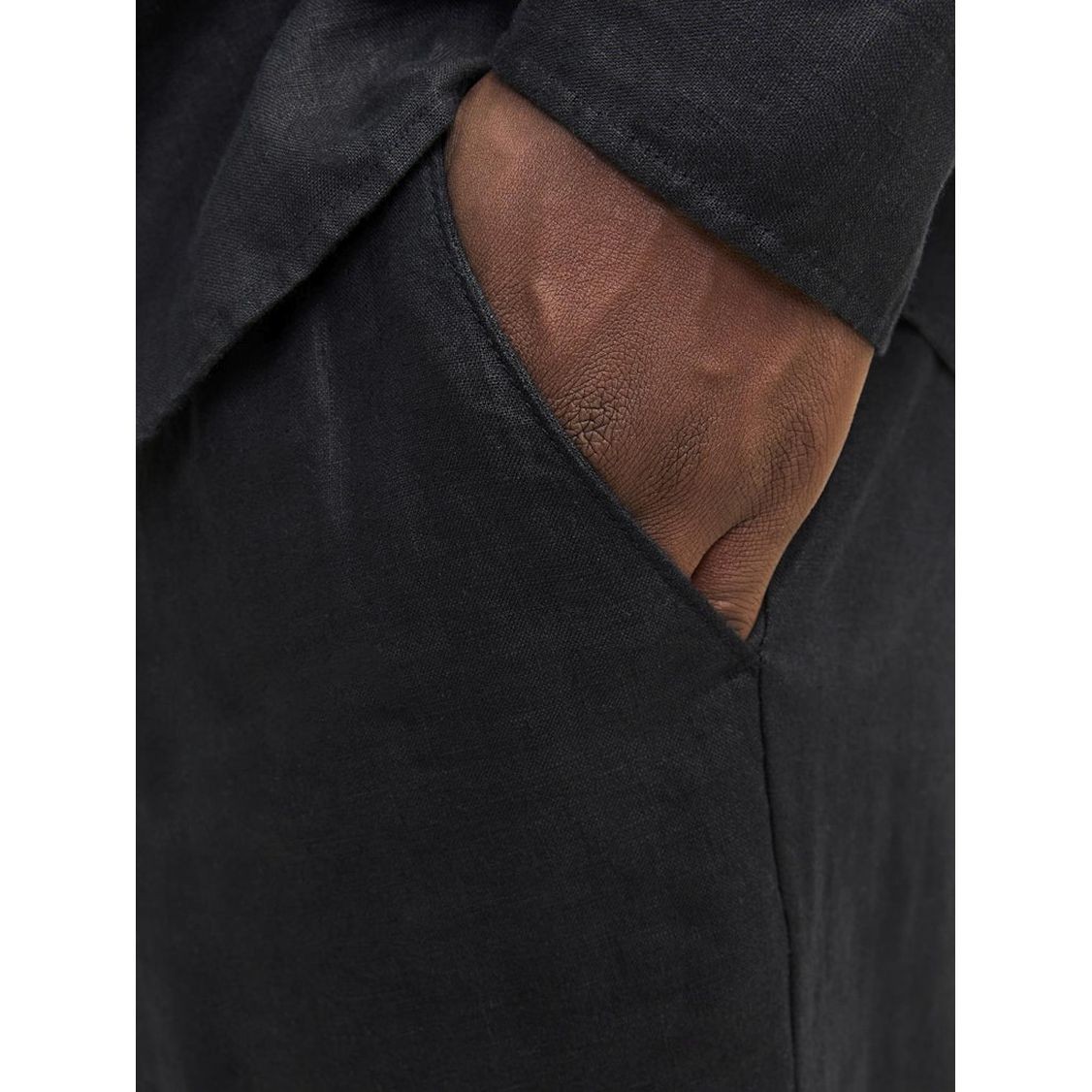 JACK & JONES Kelnės vyrams, Juoda, Jpstkarl pants 6