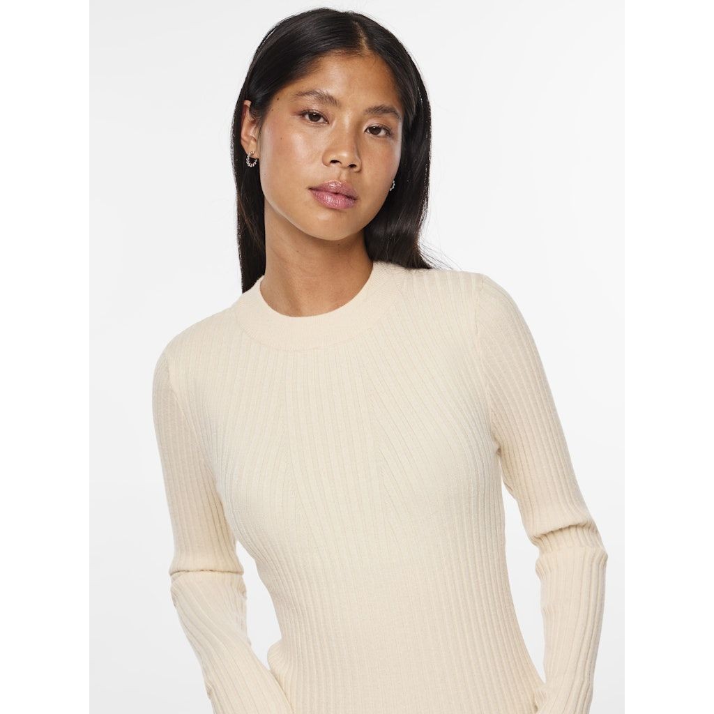 PIECES Megztinis moterims, Kūno, PCCRISTA LS O-NECK K 3