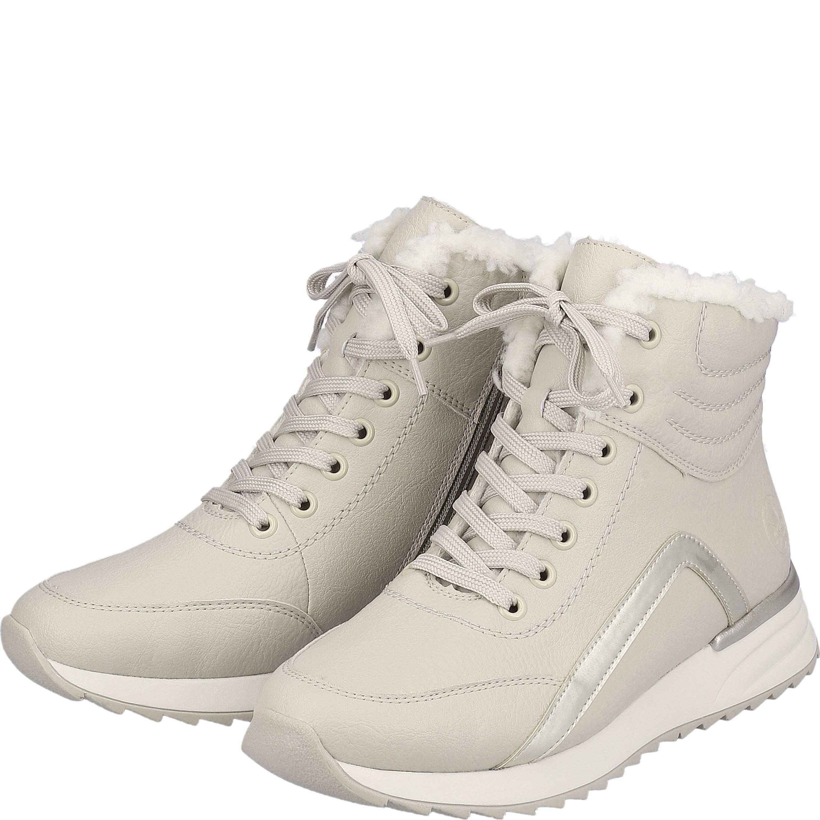 RIEKER Aulinukai moterims, Smėlio, Ladies mid height boots 10