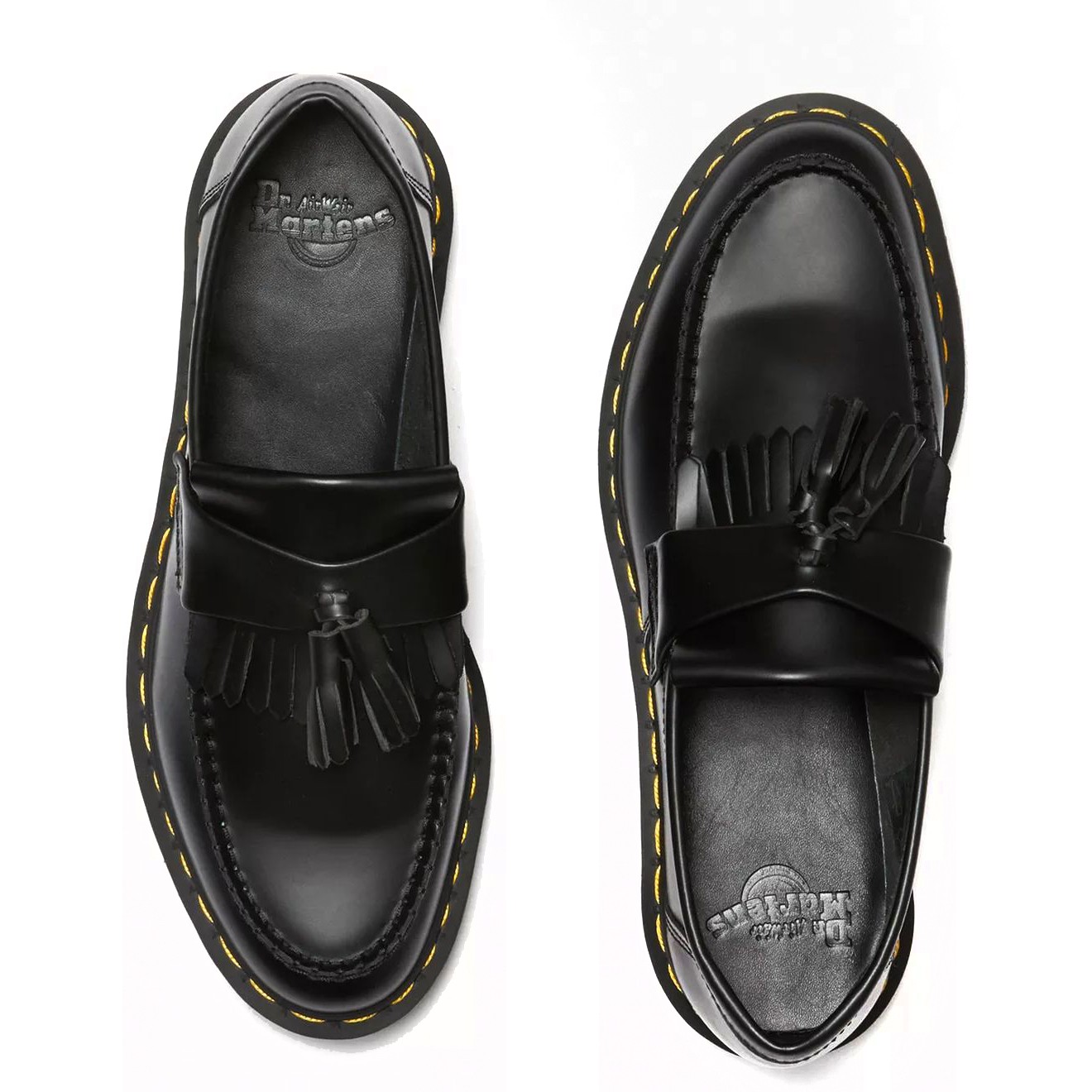 DR. MARTENS Loaferiai moterims, Juoda, Adrian smooth loafers 5