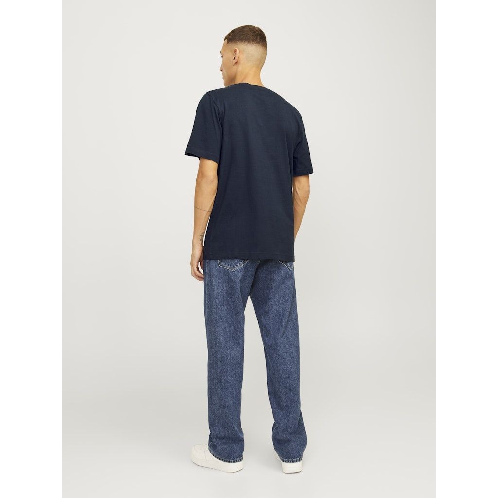 JACK & JONES Marškinėliai vyrams, Mėlyna, Alvis tee 3