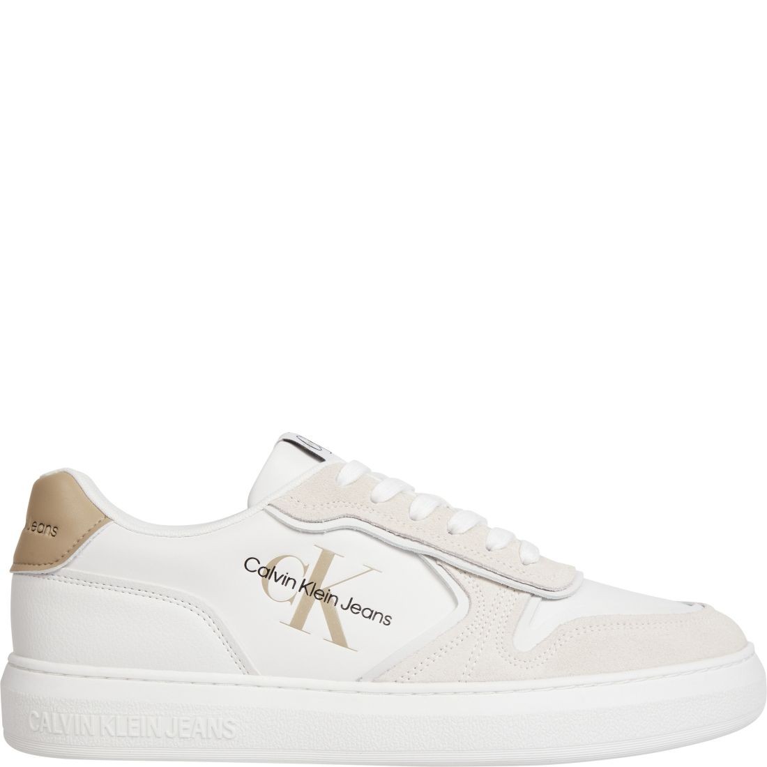 CALVIN KLEIN JEANS Sportiniai bateliai vyrams, Balta, Casual cupsole sport shoe 2