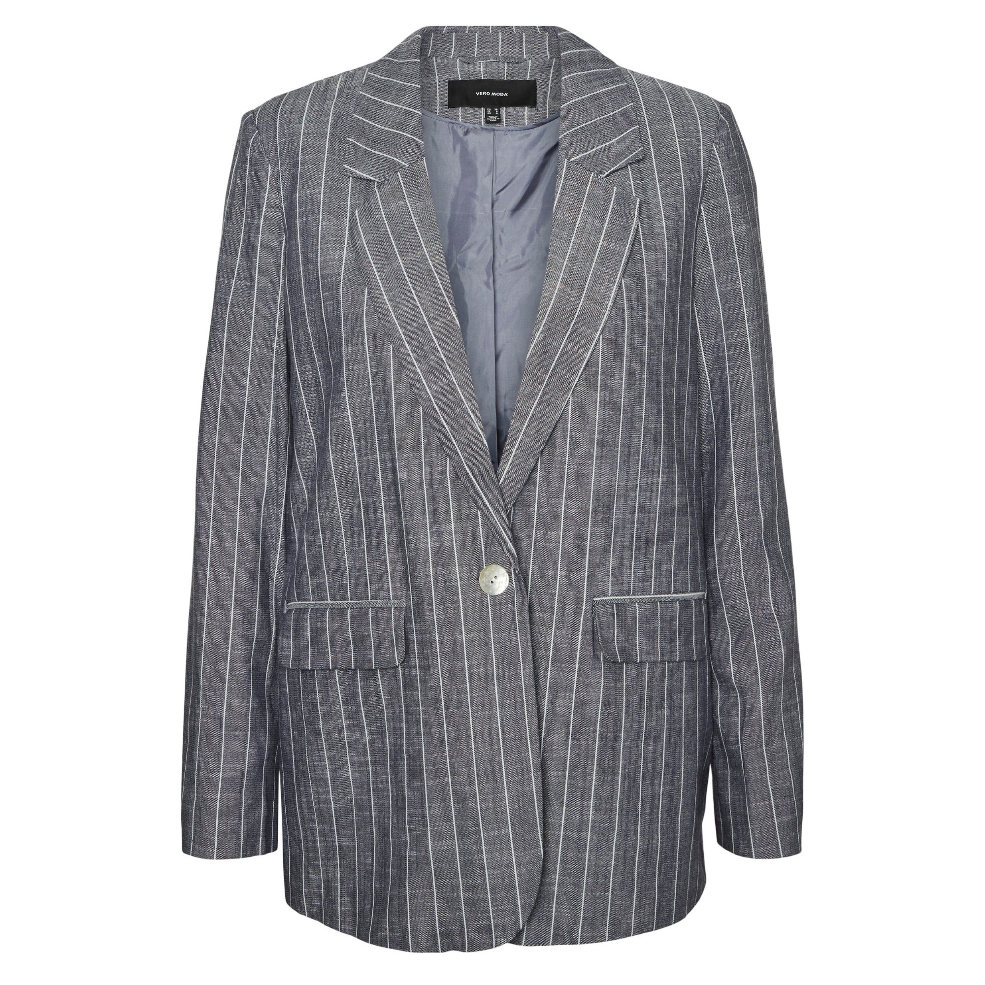 VERO MODA Švarkas moterims, Mėlyna, VMSERENA LS BLAZER TL 1