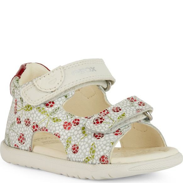 GEOX Basutės mergaitėms, Smėlio, Sandal macchia 2