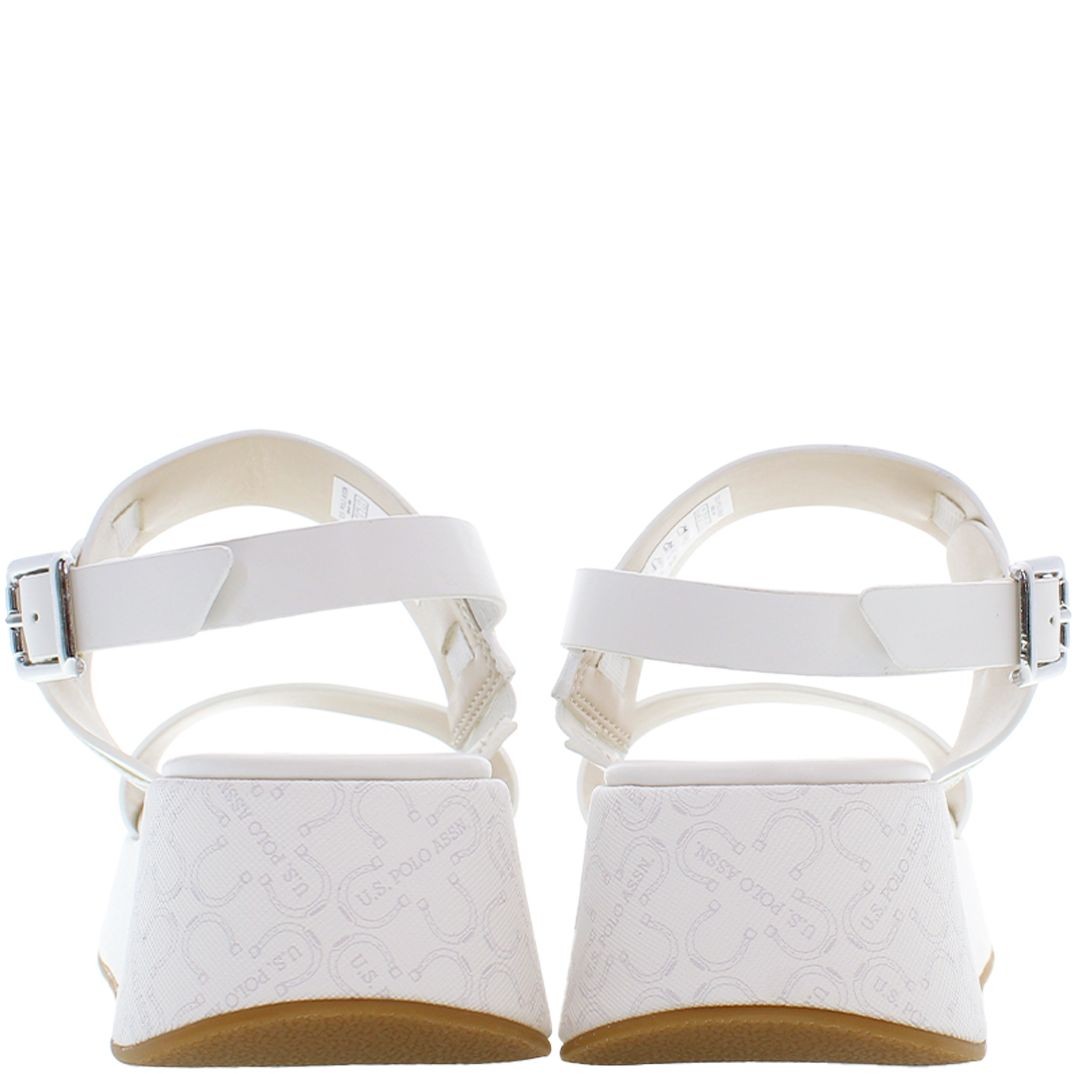U.S.POLO Basutės moterims, Balta, SANDALS 4