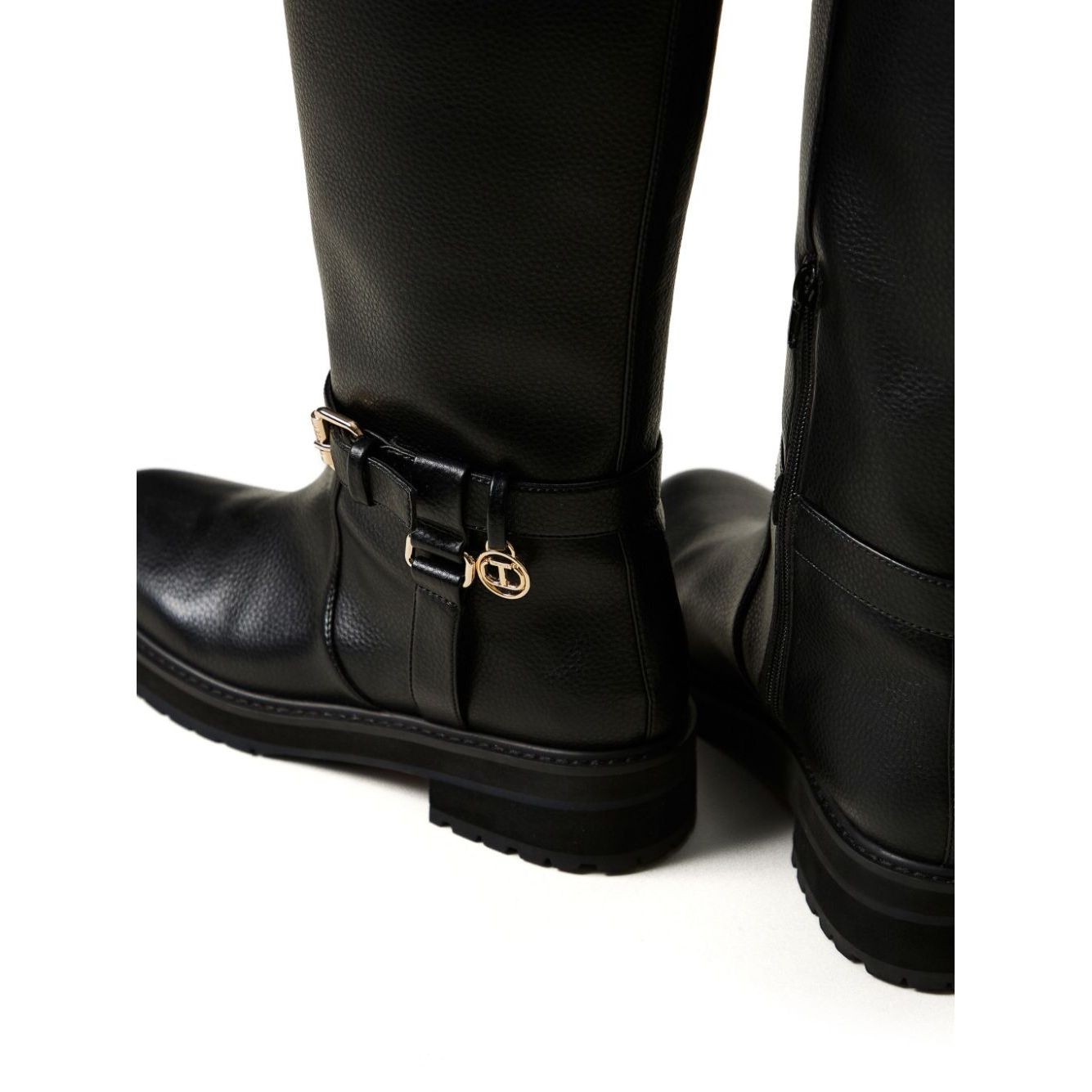 TWINSET Auliniai moterims, Juoda, Biker boots 4