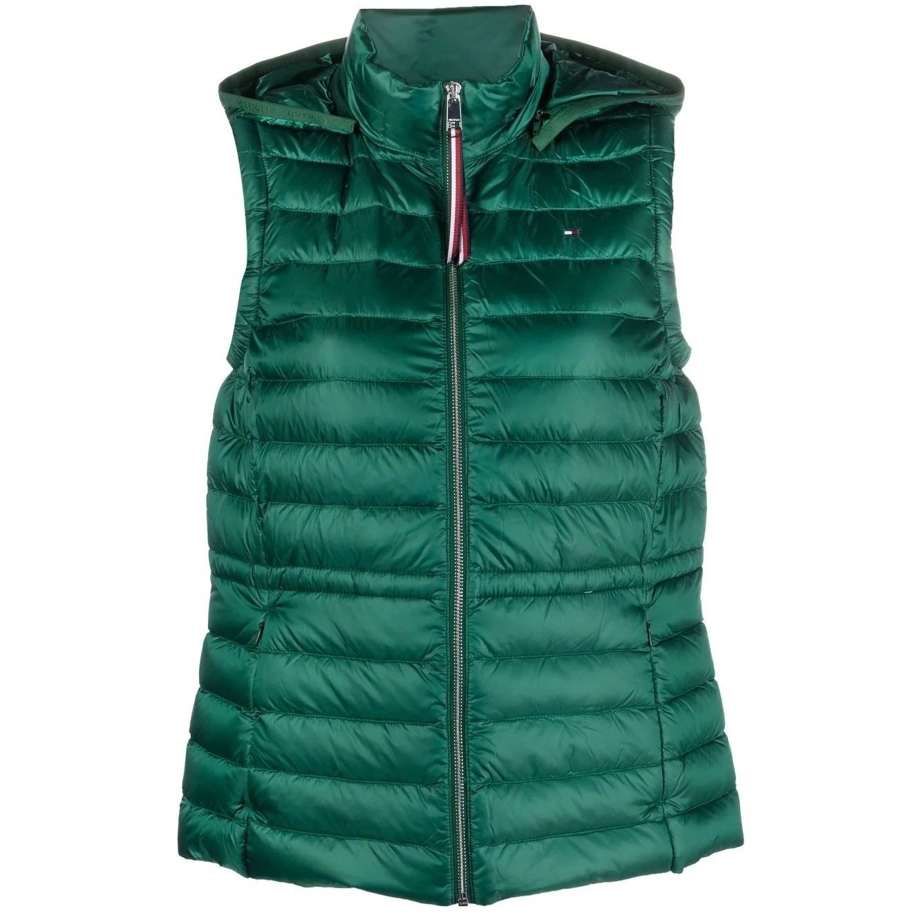 TOMMY HILFIGER Pūkinė liemenė moterims, Žalia, Feminine lw down vest 1