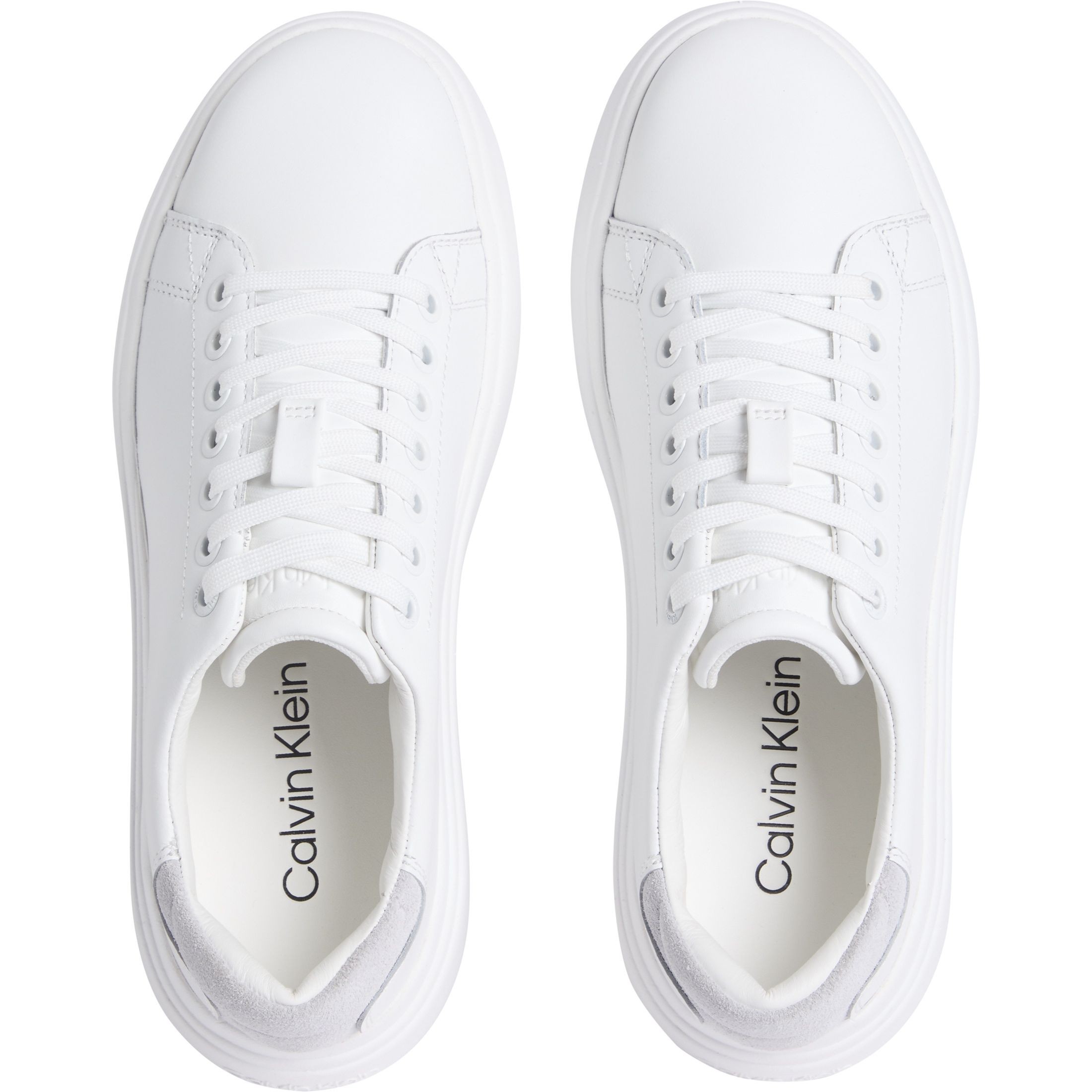 CALVIN KLEIN Laisvalaikio bateliai moterims, Balta, Cupsole lace up leisure 3