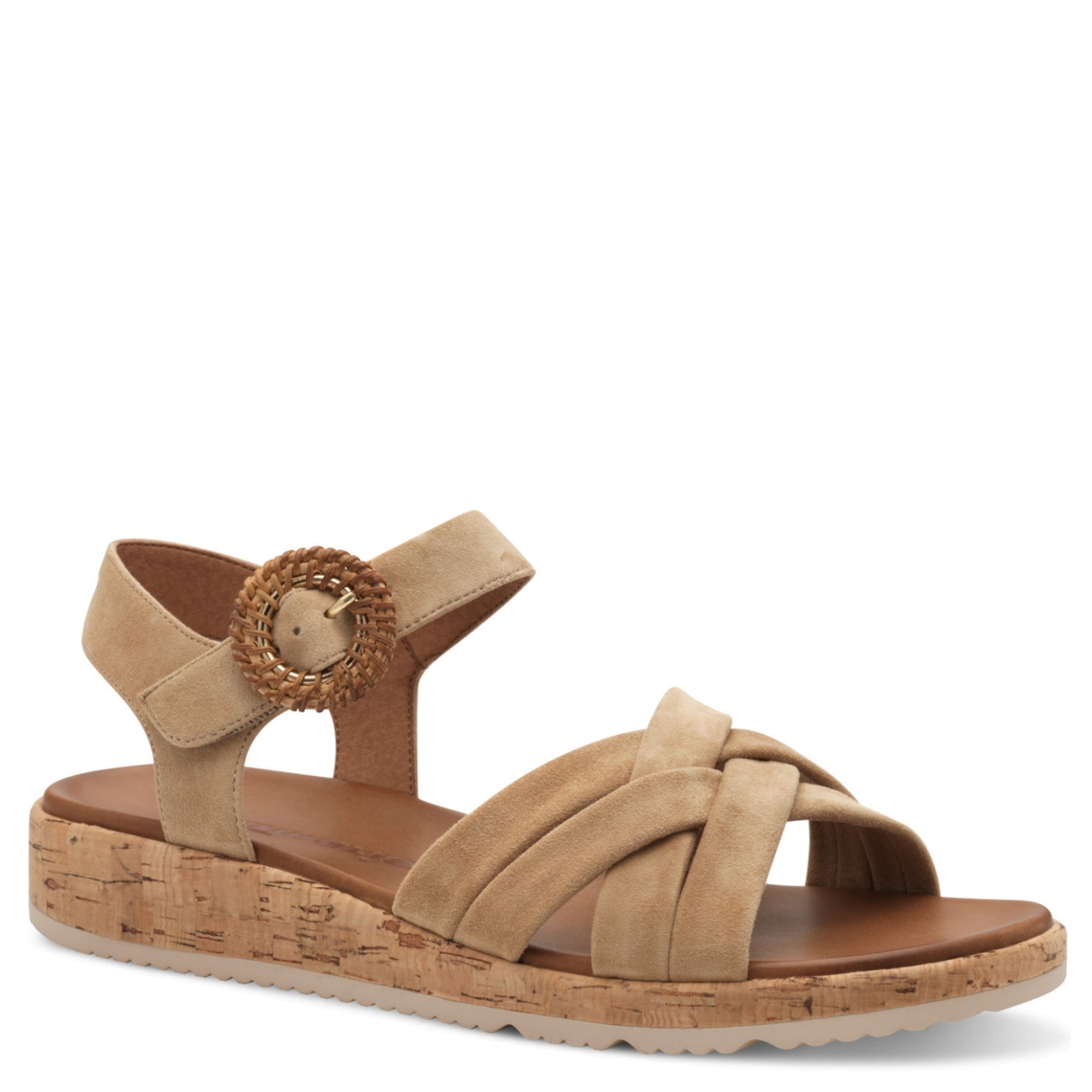 TAMARIS Basutės moterims, Smėlio, Sandals 1