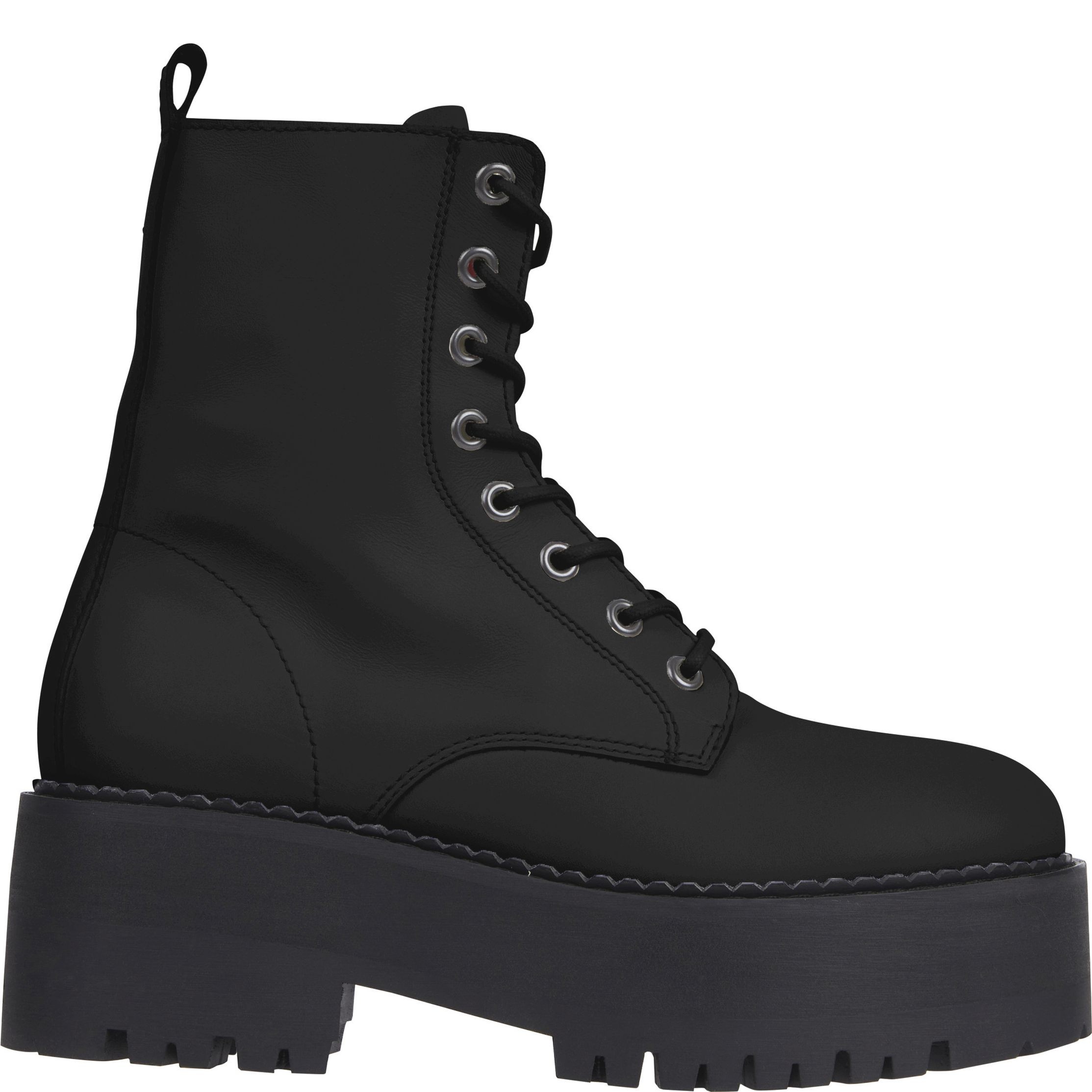 TOMMY JEANS Aulinukai moterims, Juoda, Boot zip up 2