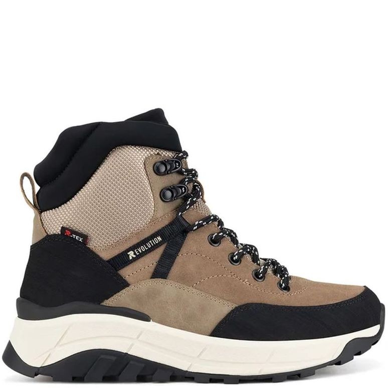 RIEKER EVOLUTION Aulinukai moterims, Smėlio, Ladies mid height boots 2