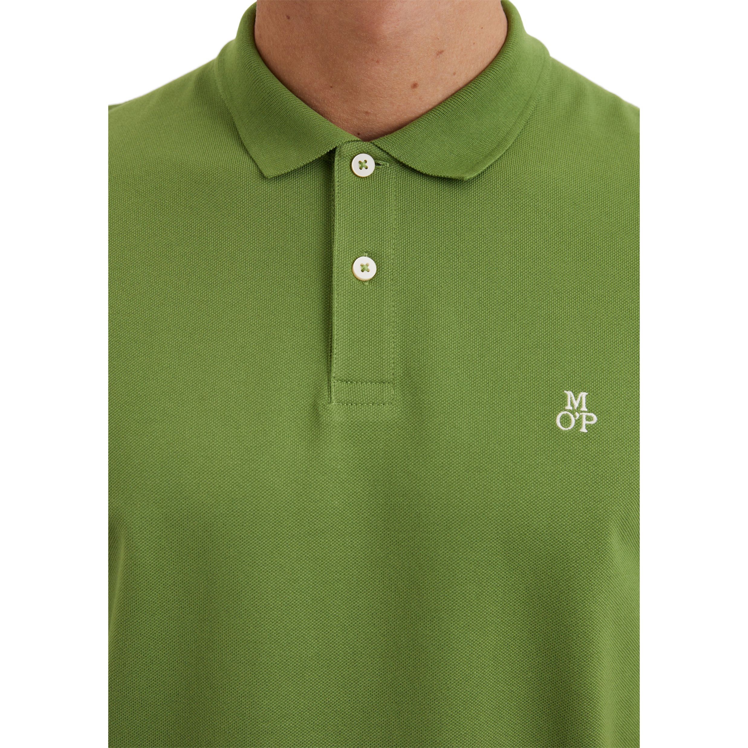 MARC O'POLO Polo marškiniai trumpos rank. vyrams, Žalia, Polo short 523223053092 4