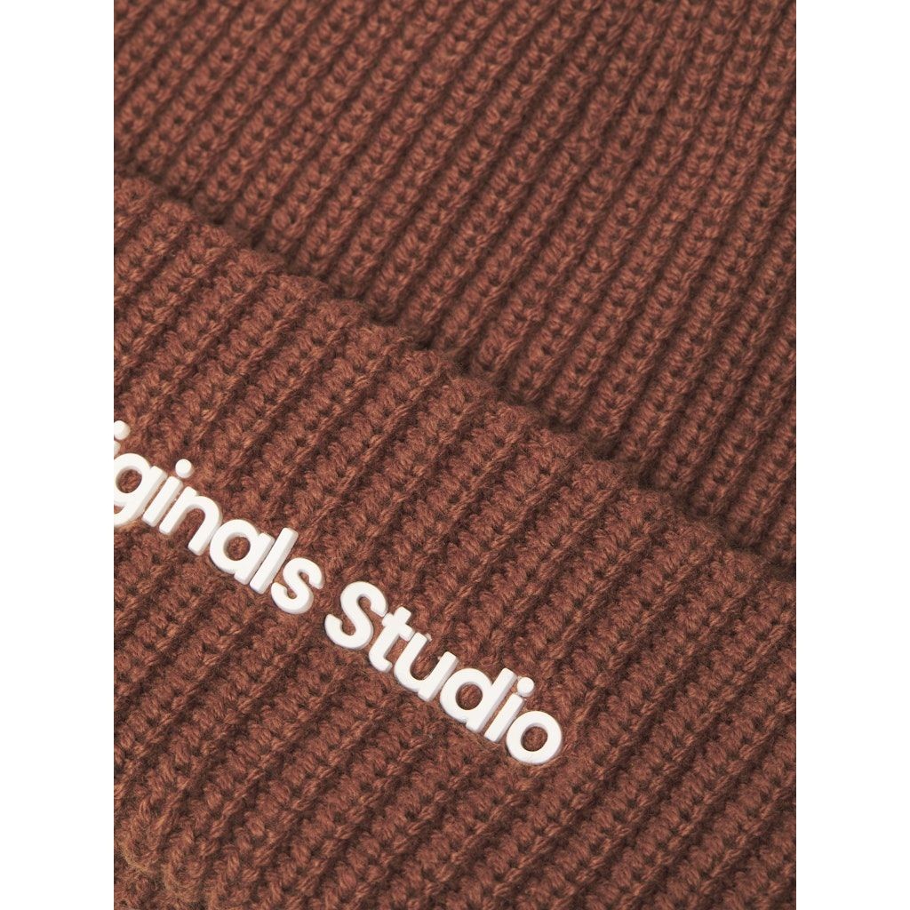 JACK & JONES Skrybėlė vyrams, Ruda, Vester bro beanie 2