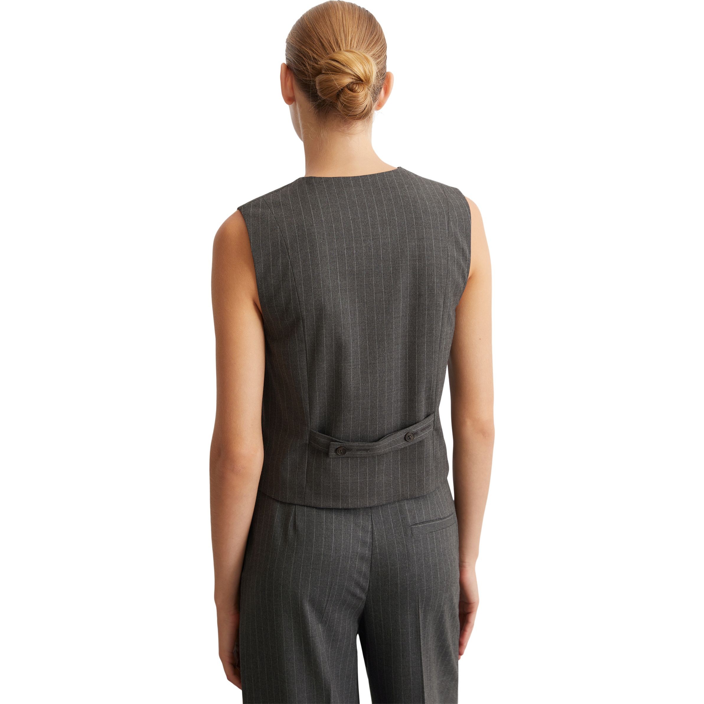 MARC O'POLO Liemenė moterims, Pilka, Vests 408026381013 3