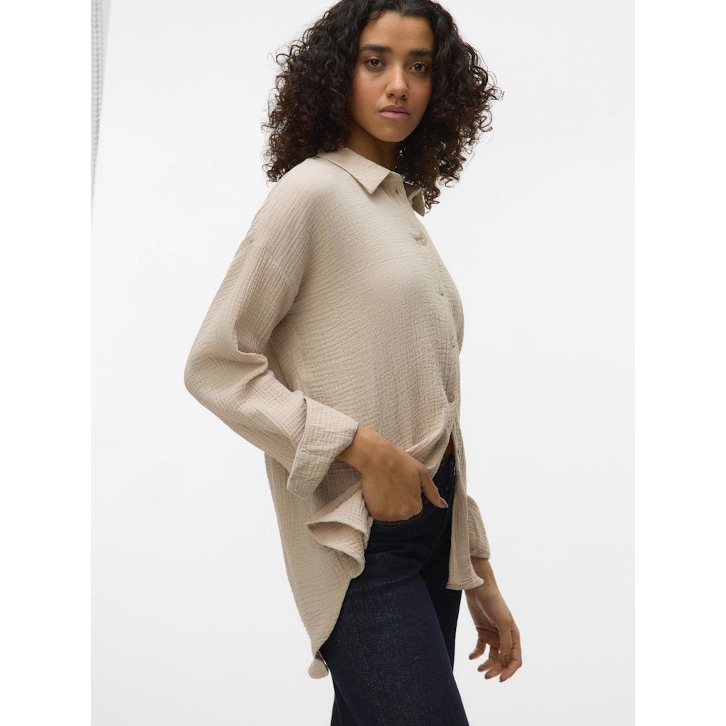 VERO MODA Marškiniai ilgomis rankovėmis moterims, Baige, Natali loose shirt 5